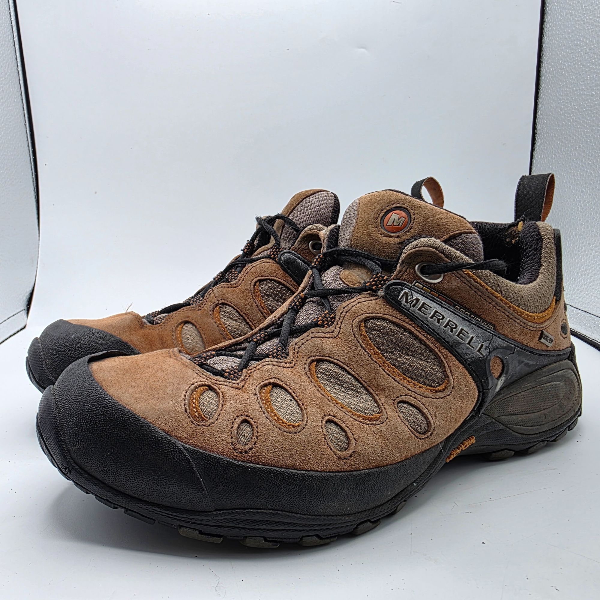 Merrell Merrell Chameleon Mens 10.5 Brown Shoes Vibram Trail Hiking Size US 10.5 / EU 43-44 - 3 Thumbnail