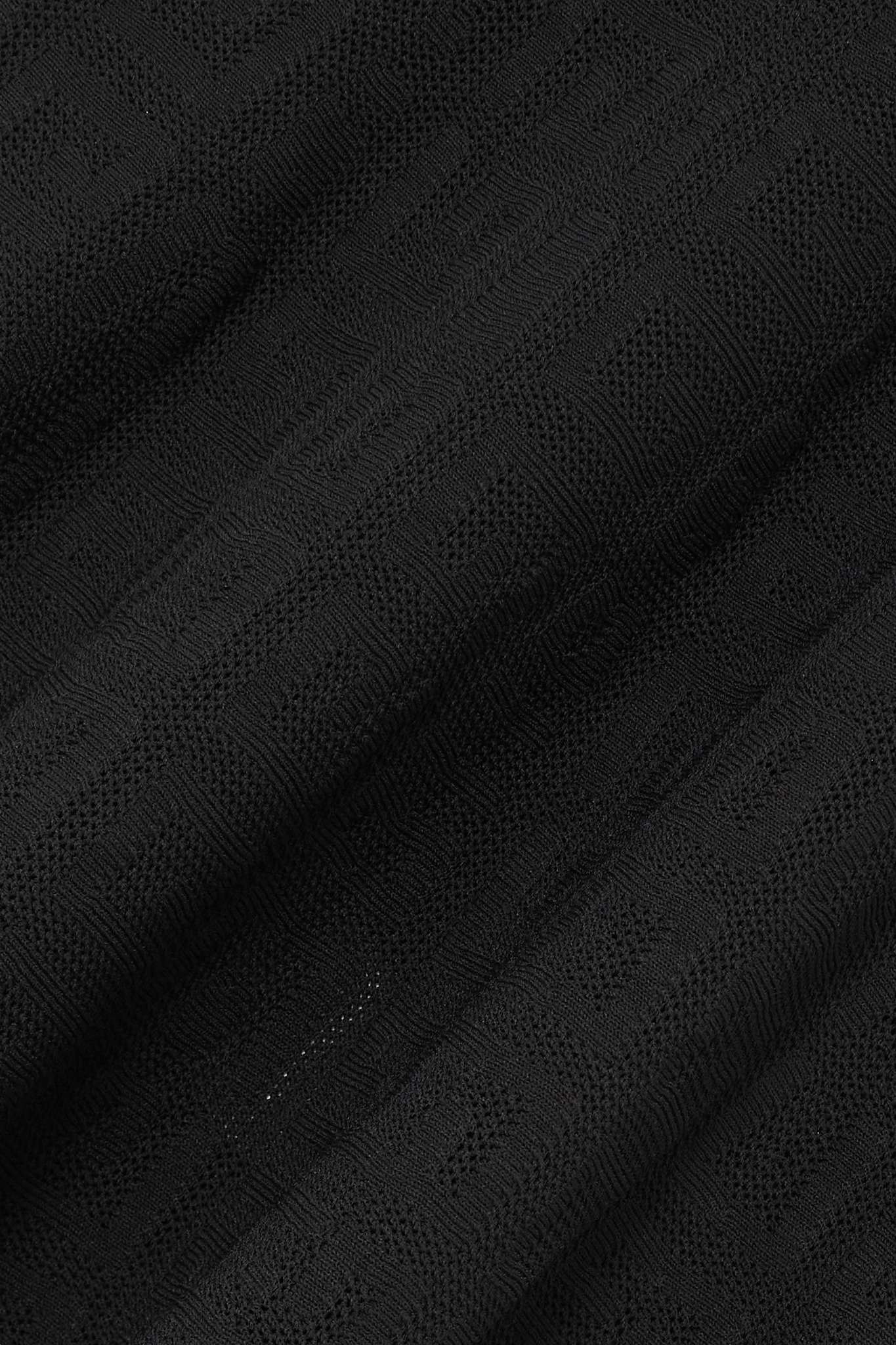 Givenchy o1srvl11e0725 Jacquard-Knit Mini Dress in Black Size XS / US 0-2 / IT 36-38 - 4 Thumbnail