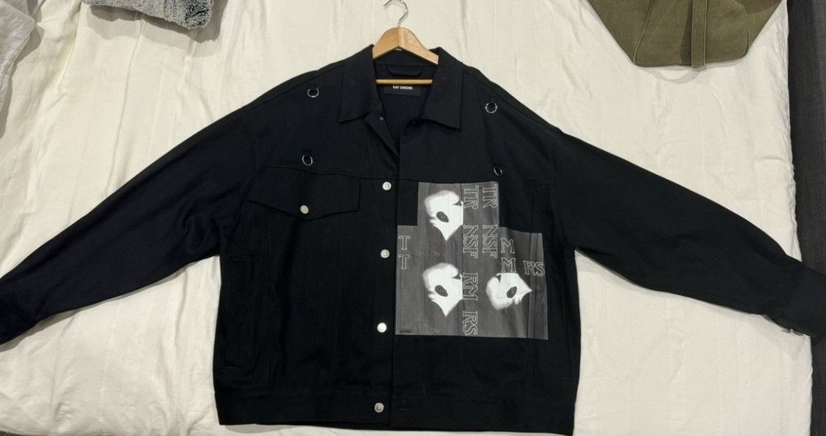 Raf Simons Raf Simons bold head denim jacket Size US M / EU 48-50 / 2 - 4 Thumbnail