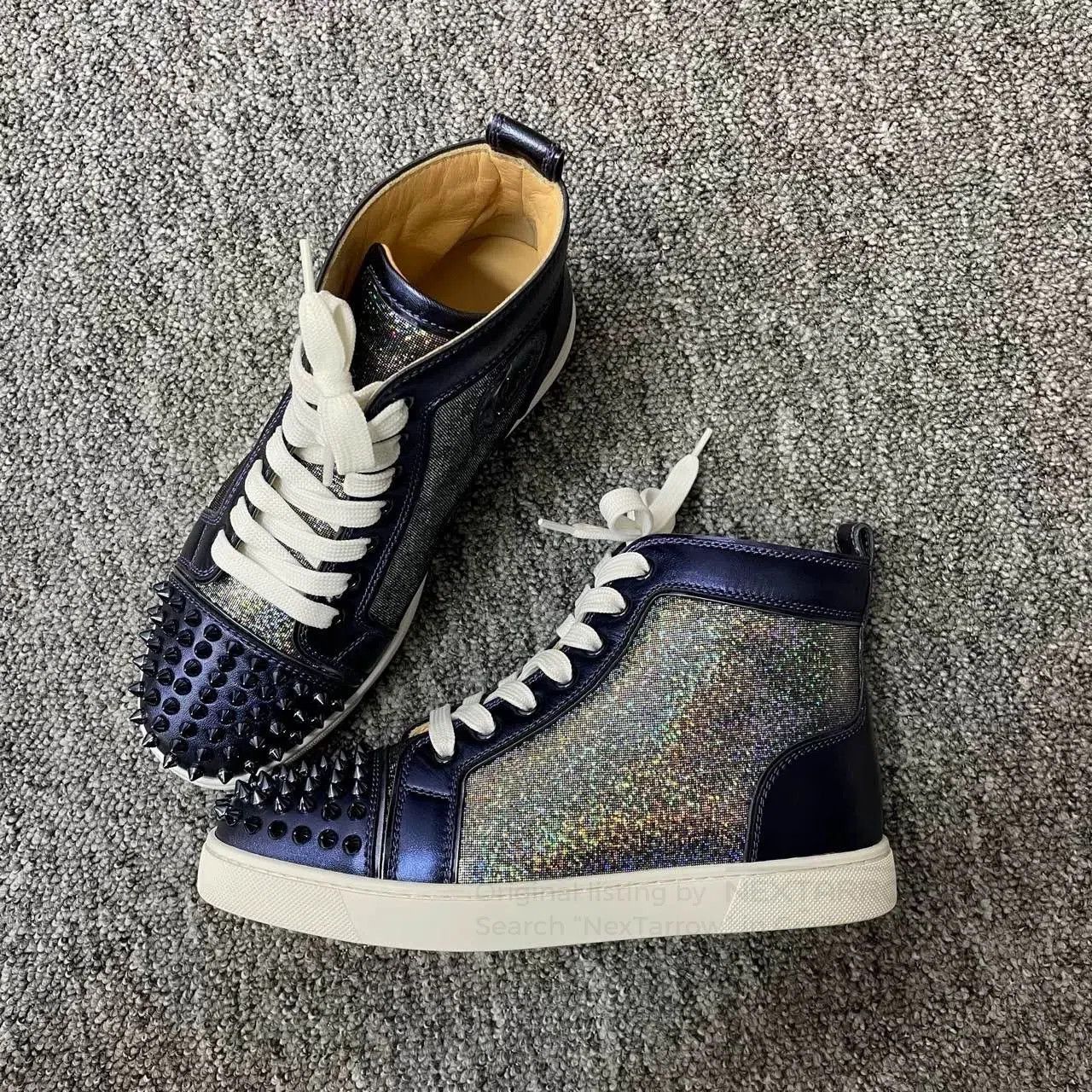 Christian Louboutin Christian Louboutin High-Top Red Sole Shoes. Size US 6.5 / IT 36.5 - 1 Thumbnail