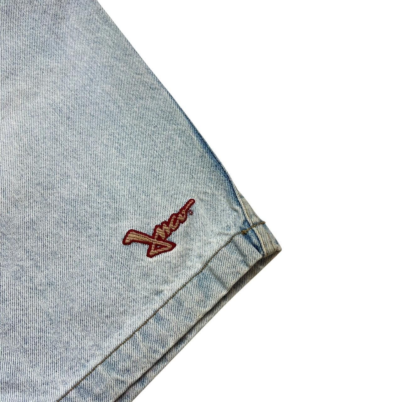 JNCO Vintage Jnco Embroidered Denim Baggy Shorts Jorts - Waist 38 Size US 38 / EU 54 - 5 Thumbnail