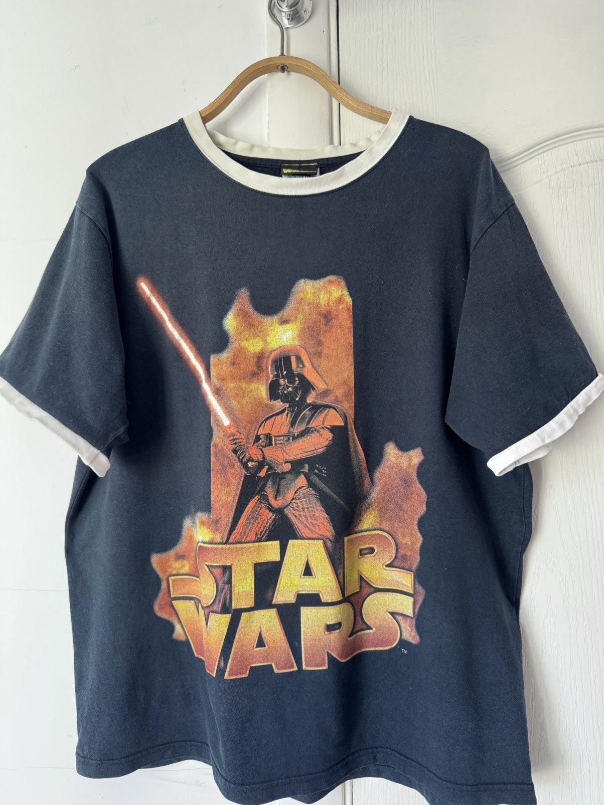 Star Wars Vintage Y2K Star Wars Darth Vader Movie Graphic T Shirt Size US XL / EU 56 / 4 - 3 Thumbnail
