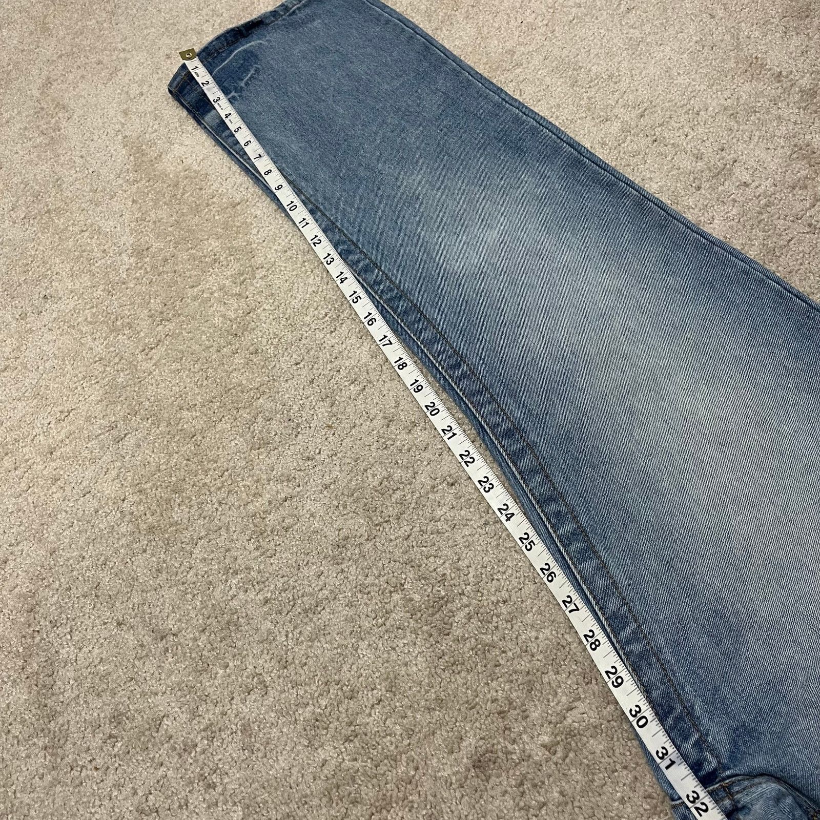 Other DMAX Y2K Baggy Skater Faded Acid Washed Wide Leg Jeans 32x32 Size US 32 / EU 48 - 7 Thumbnail