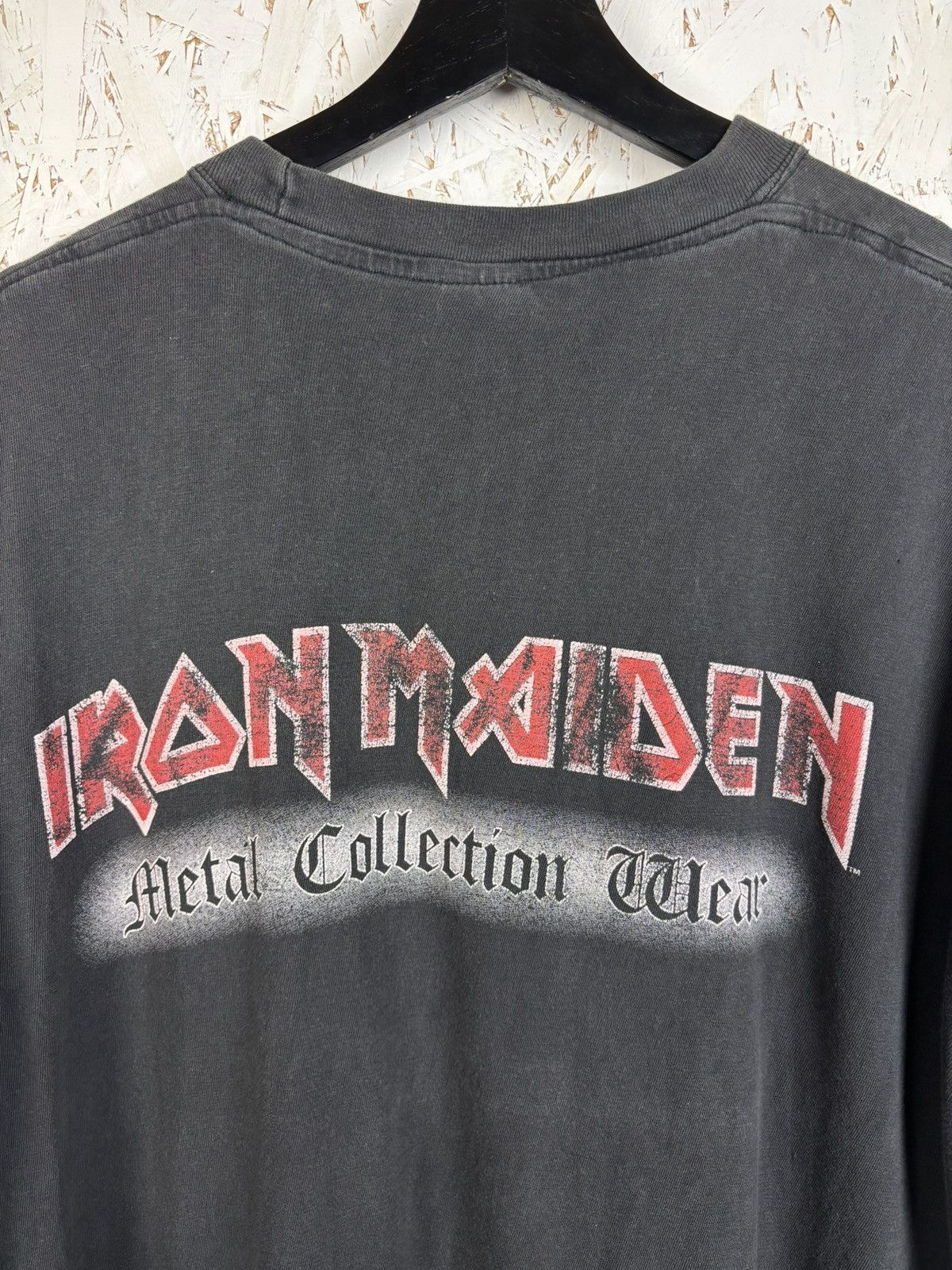 Band Tees 90s Iron Maiden 1993 A Real Live One Faded T-Shirt XL Size US XL / EU 56 / 4 - 8 Thumbnail