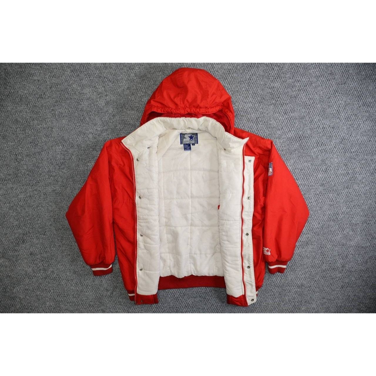 Starter Vintage Starter San Francisco 49ers NFL Hooded Puffer Jacket Size US XL / EU 56 / 4 - 4 Thumbnail