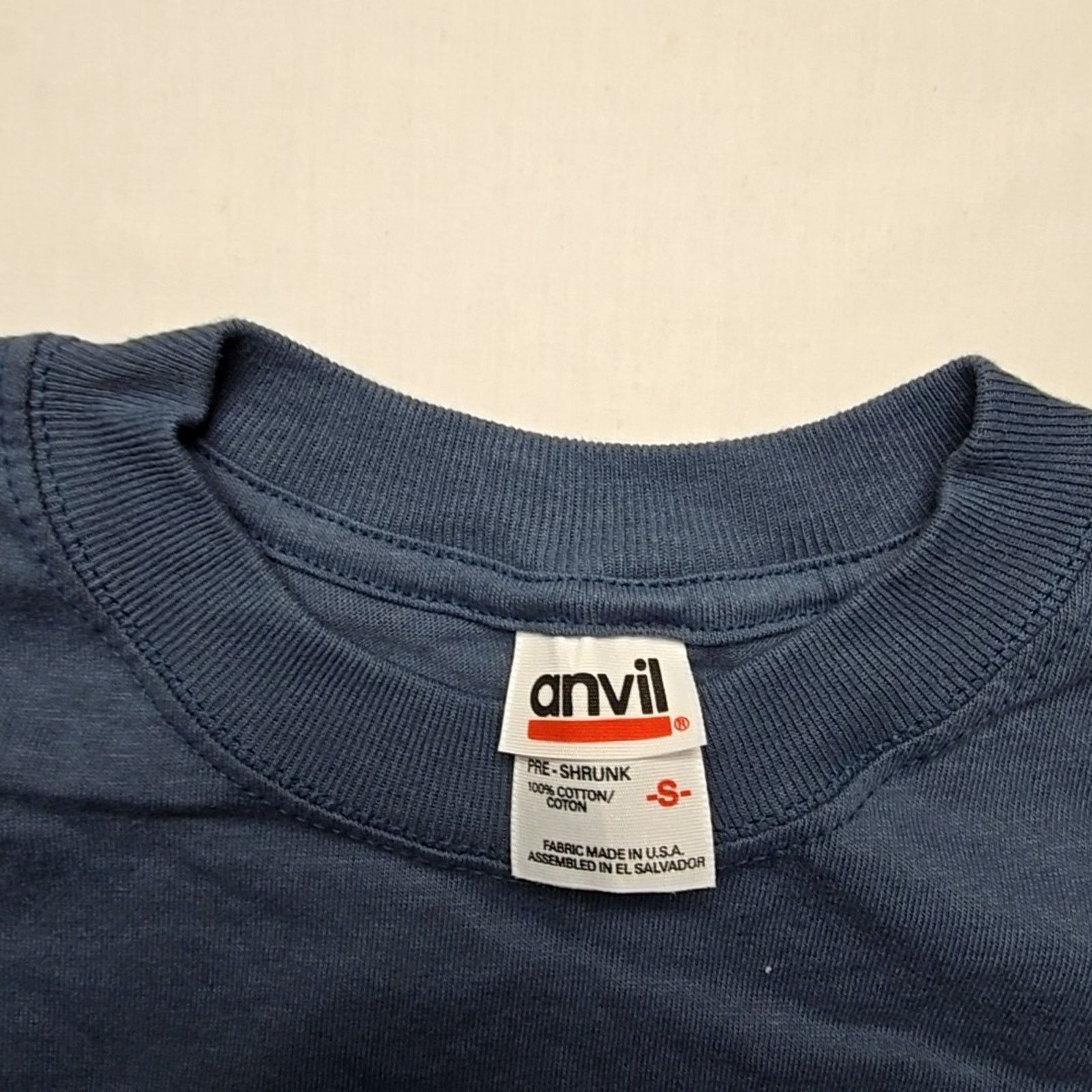 Anvil Vintage Massanutten T-shirt Anvil Blue Mens S Graphic Tee Size US S / EU 44-46 / 1 - 4 Thumbnail
