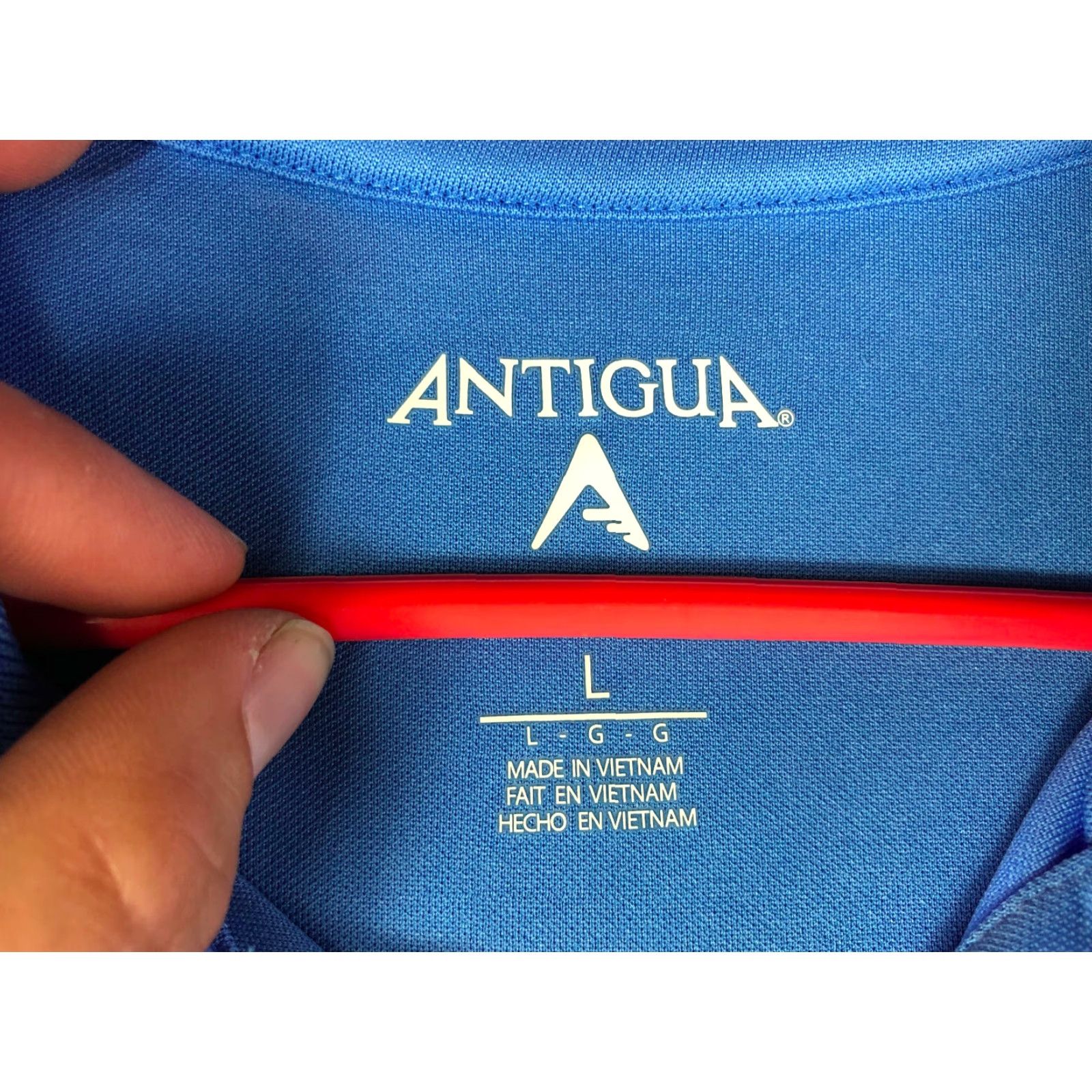 Vintage Antigua Golf Pride Blue Collared Polo Mens Size Large Size US L / EU 52-54 / 3 - 5 Thumbnail