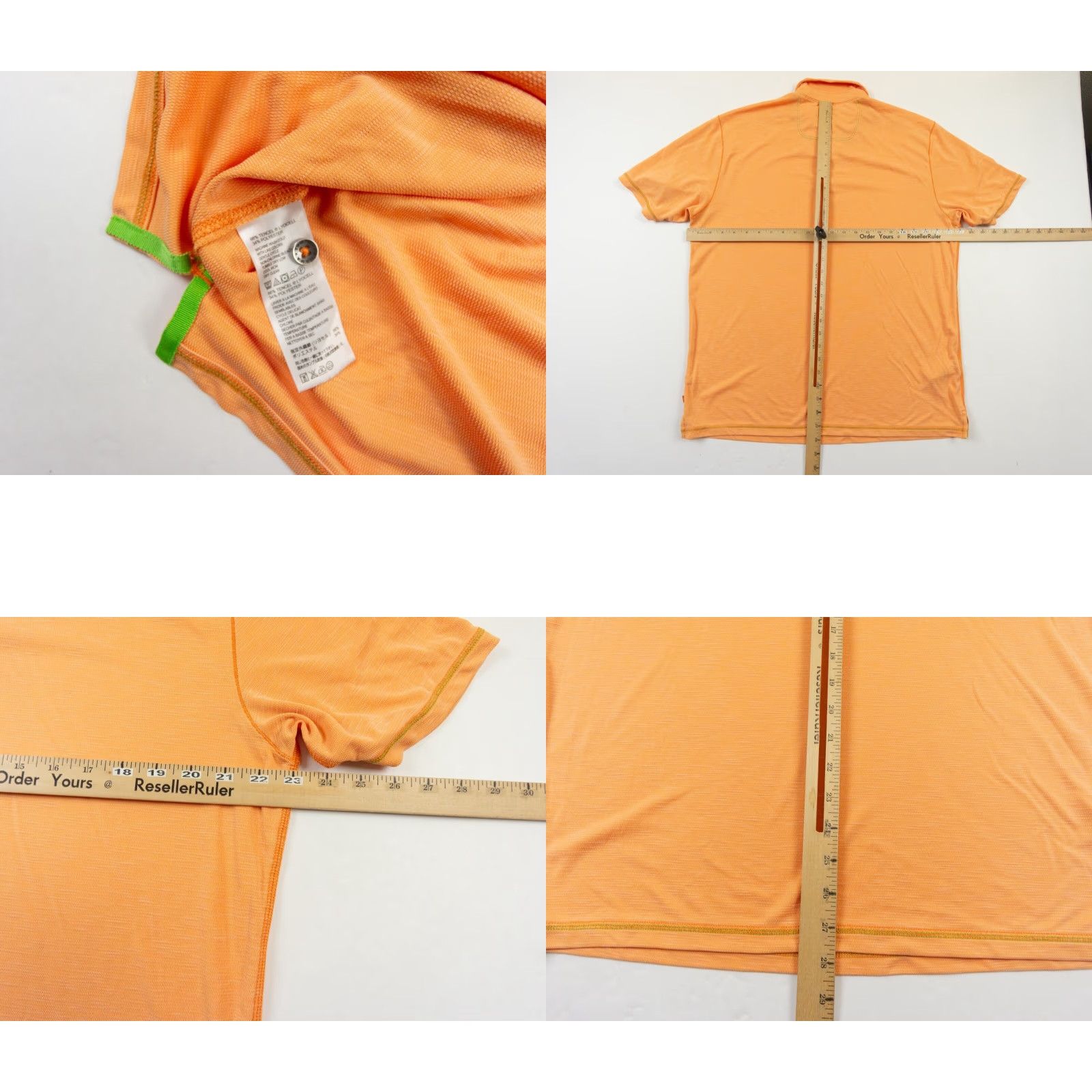 Tommy Bahama Tommy Bahama Polo Shirt Mens Large Orange Short Sleeve Collared Adult Casual Sportswear Size US L / EU 52-54 / 3 - 8 Thumbnail