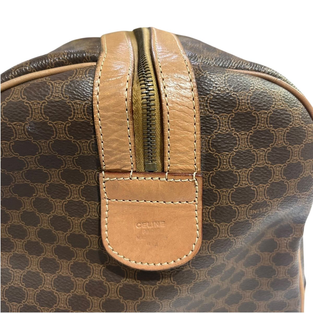 Celine × Vintage 🔥RARE🔥CELINE VINTAGE MONOGRAM DUFFLE TRAVEL BAG Size ONE SIZE - 8 Thumbnail