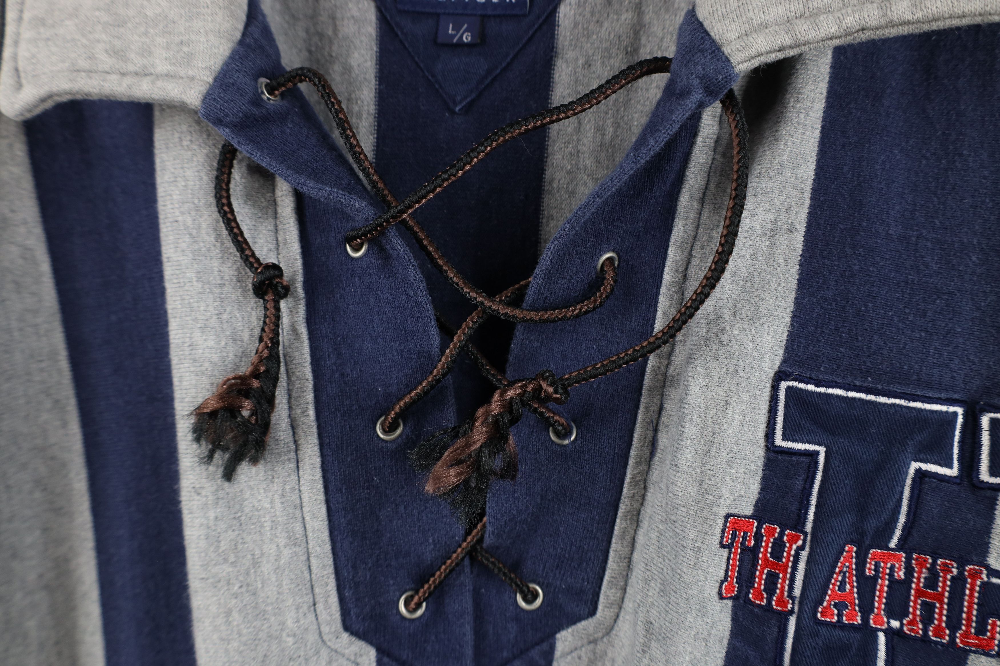 Tommy Hilfiger Vintage 90s Tommy Hilfiger Long Sleeve Rugby Polo Shirt Size US L / EU 52-54 / 3 - 5 Thumbnail