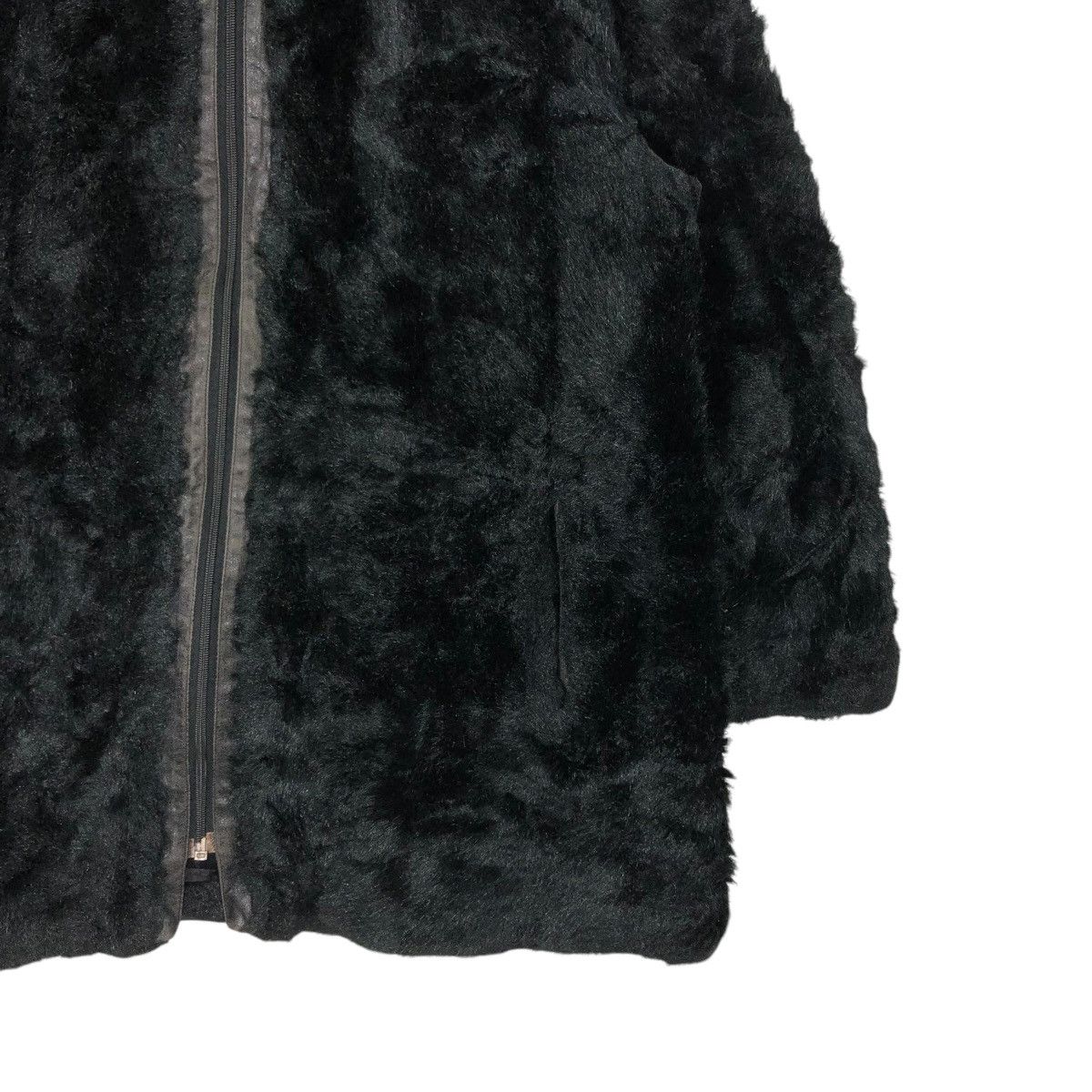 Japanese Brand 🔥VINTAGE GENUINE LEATHER JACKET MINK FUR BLANKET UNBRANDED Size US M / EU 48-50 / 2 - 7 Thumbnail