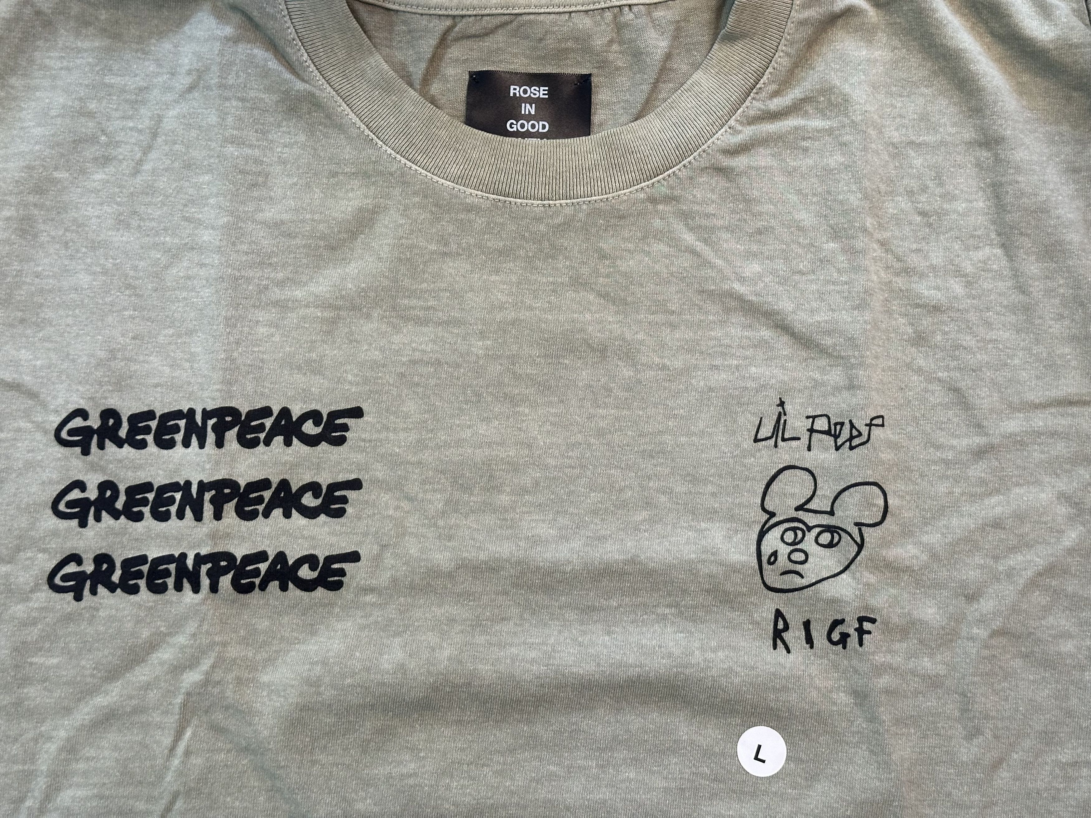 Lil Peep ROSE IN GOOD FAITH x Greenpeace x Lil Peep T-Shirt Size US L / EU 52-54 / 3 - 4 Thumbnail