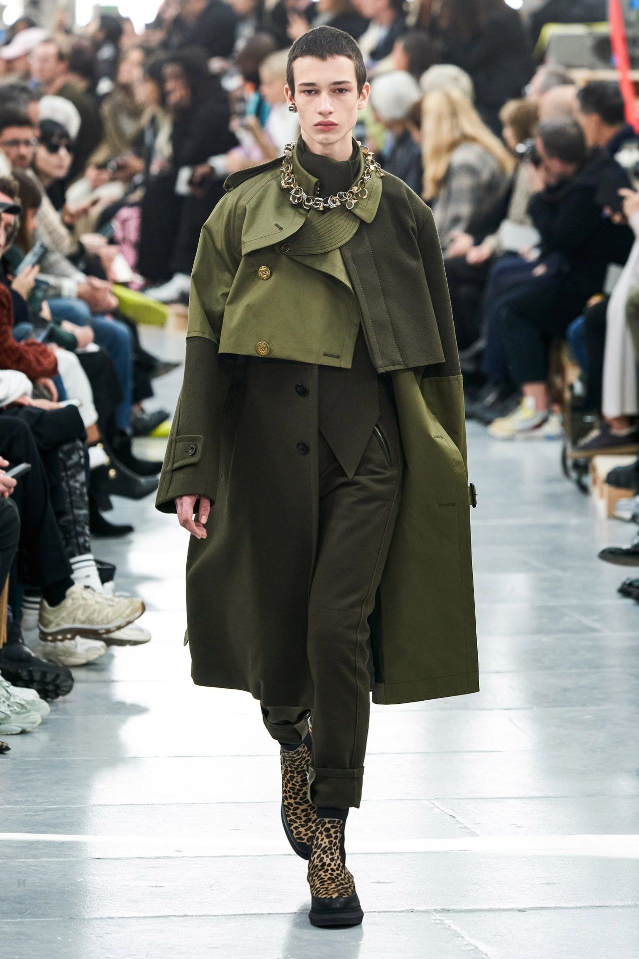 Sacai Runaway Sacai AW20 Wool Melton Pants Size US 35 - 1 Thumbnail