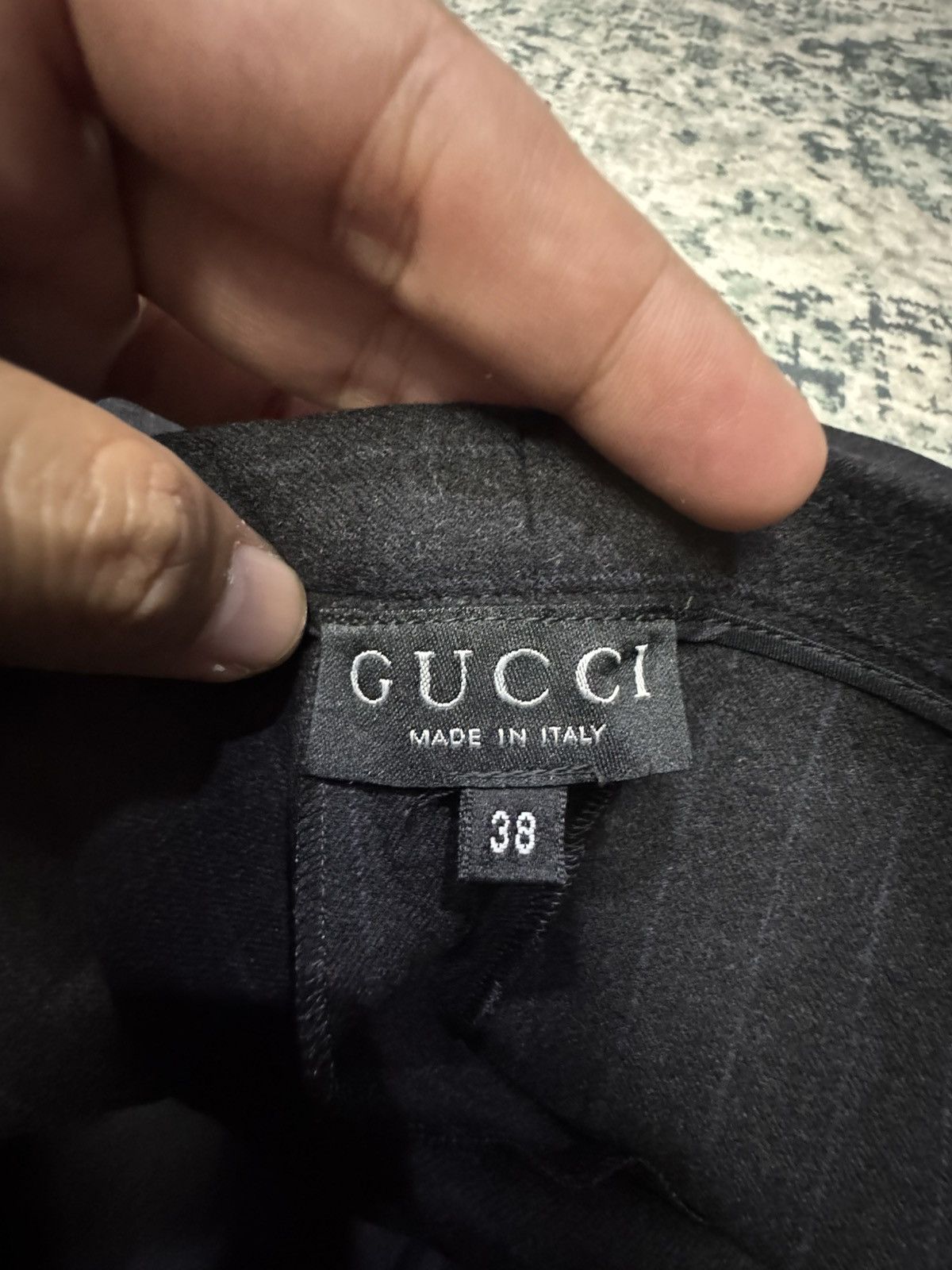 Gucci GUCCI PINSTRIPE POINT BLAZER Size XS / US 0-2 / IT 36-38 - 19 Thumbnail