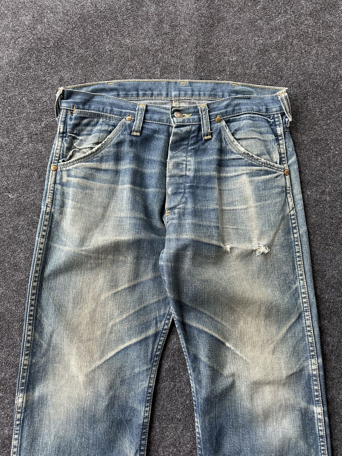 Denime Sale 🔥 Vintage Denime Japan Custom Made 90s Denim D240 Size US 32 / EU 48 - 2 Thumbnail