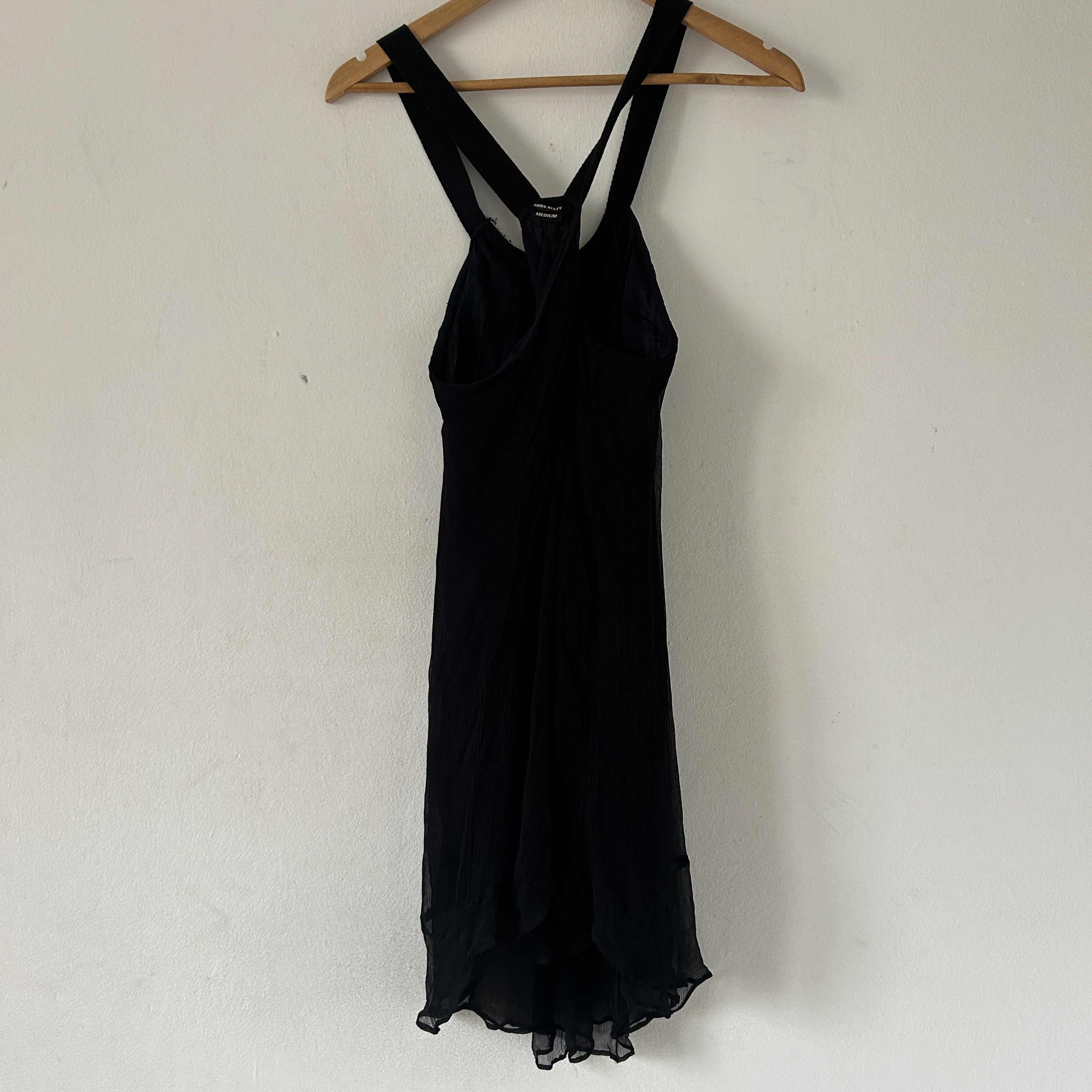 Miss Sixty Miss Sixty y2k halter beaded neck black party mini dress Size M / US 6-8 / IT 42-44 - 8 Thumbnail