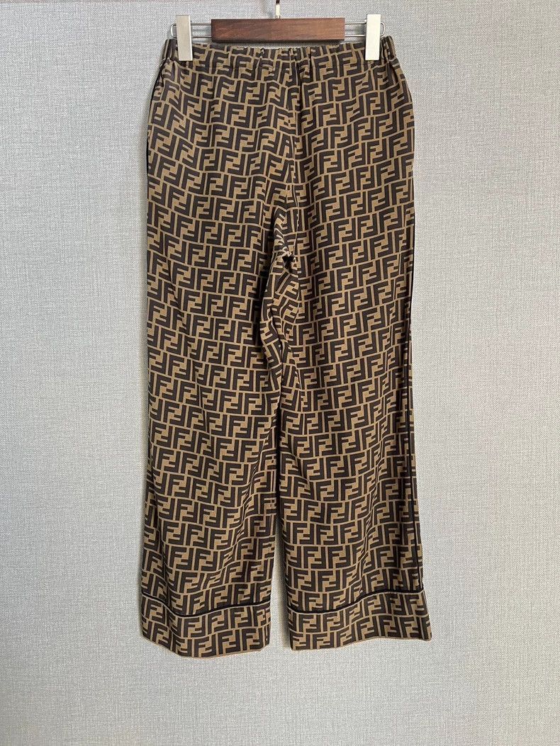 Fendi Fendi Logo Print Casual Pants for Men Size US 38 / EU 54 - 2 Thumbnail