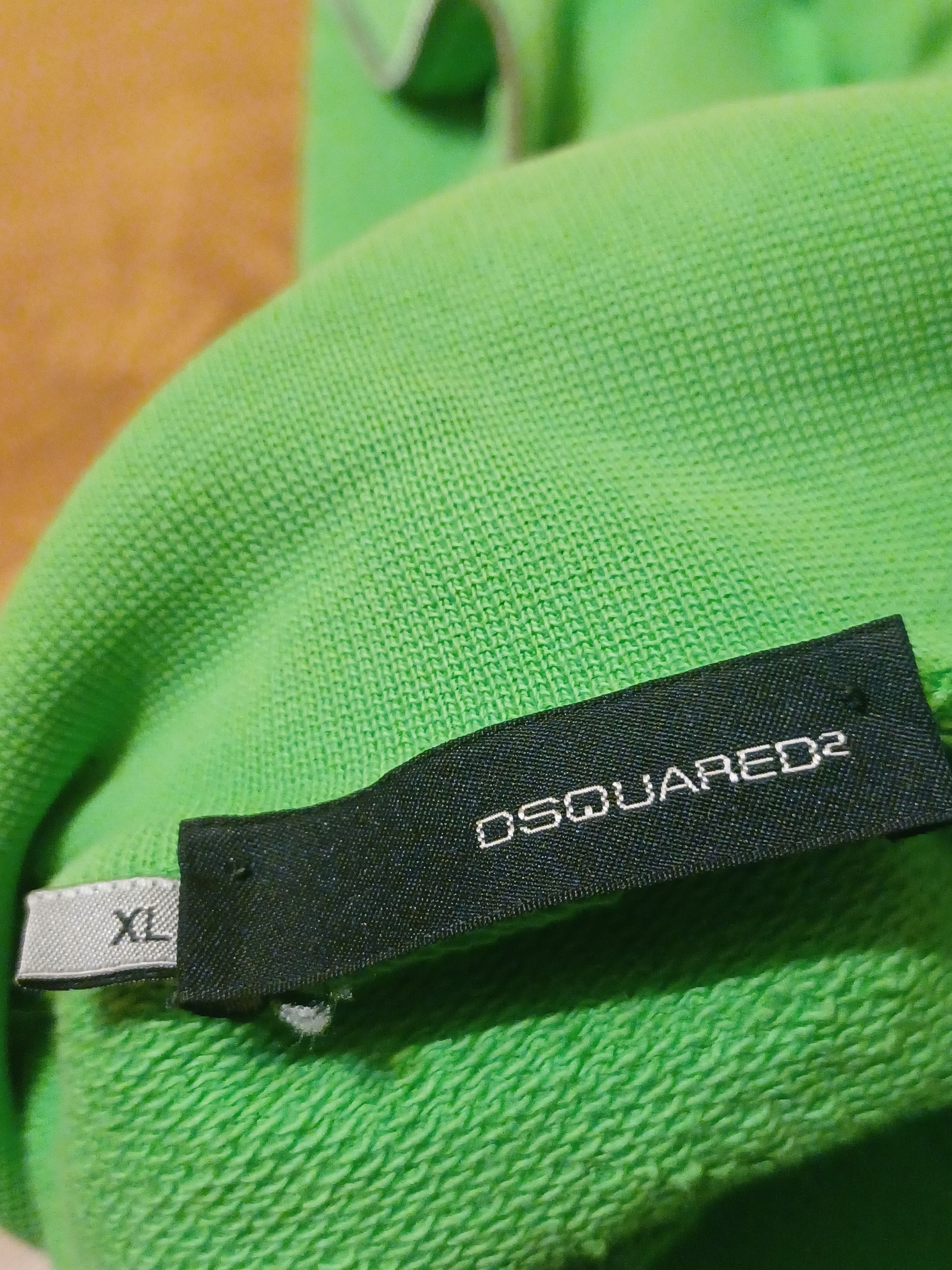 Dsquared2 × Vintage Dsquared2 Vintage Green ZIp Sweatshirt / Track Jacket Size US XL / EU 56 / 4 - 4 Thumbnail