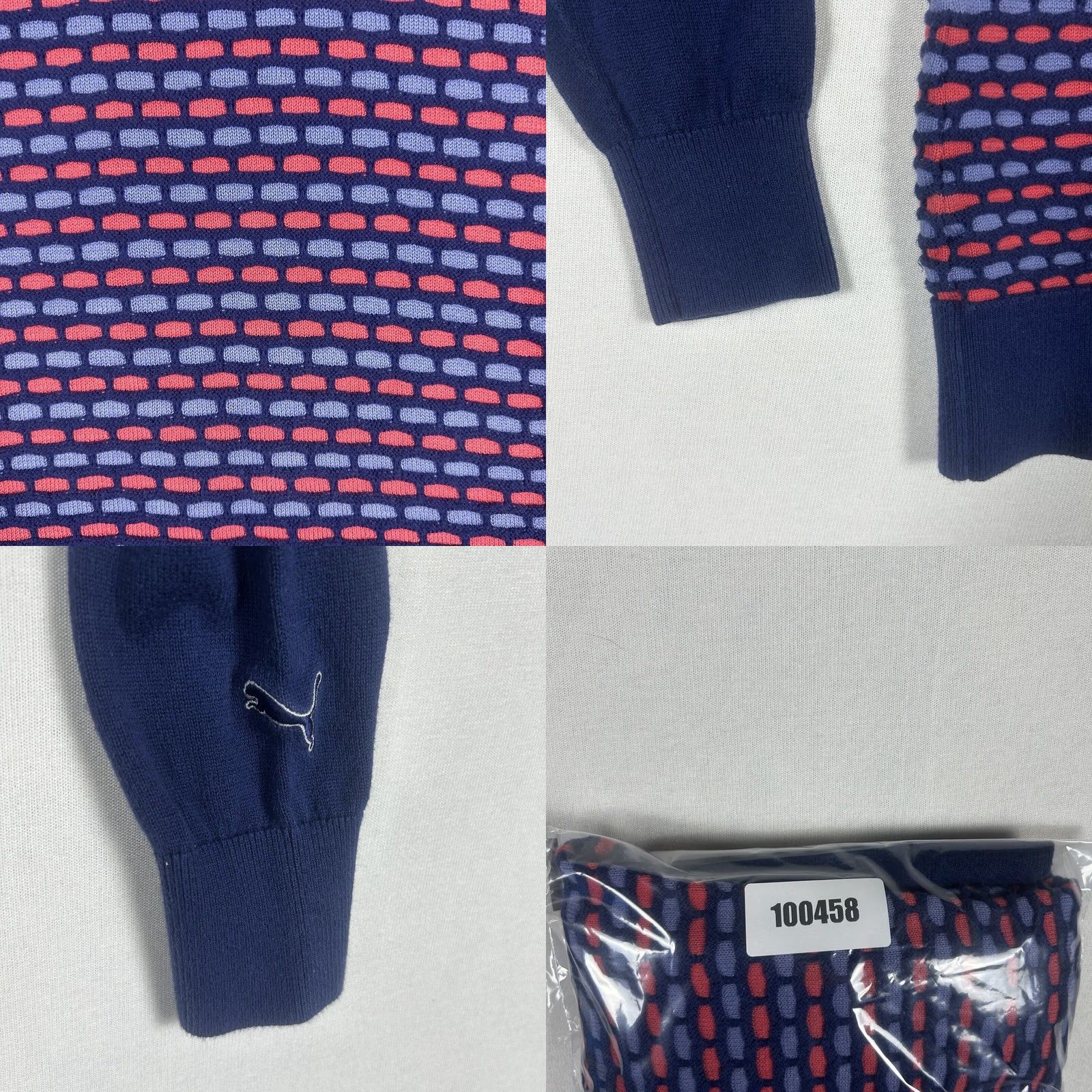 Puma PUMA Sweater Crewneck Sweatshirt Womens Size M Medium Pullover Long Sleeve Knit Blue Logo Size M / US 6-8 / IT 42-44 - 8 Thumbnail