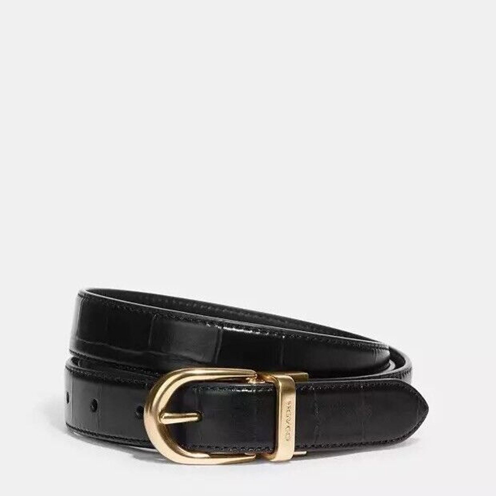 Coach NEW Coach Classic Buckle Cut To Size Reversible Belt 25 Mm Size ONE SIZE - 1 Thumbnail