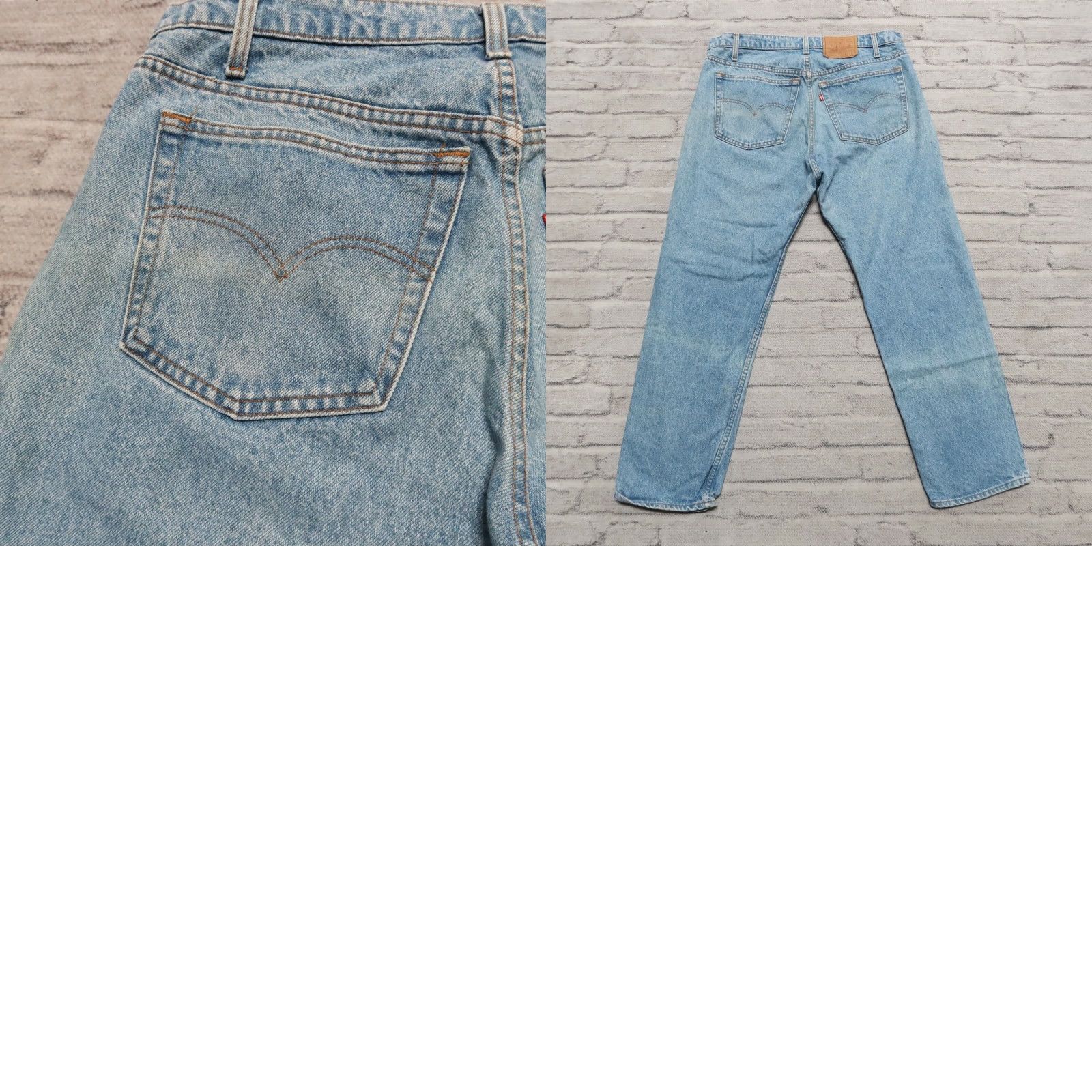 Levi's VINTAGE Levi's 505 Jeans Men Denim Light Wash 37 28 1/2 90s 505 Size US 37 - 8 Thumbnail