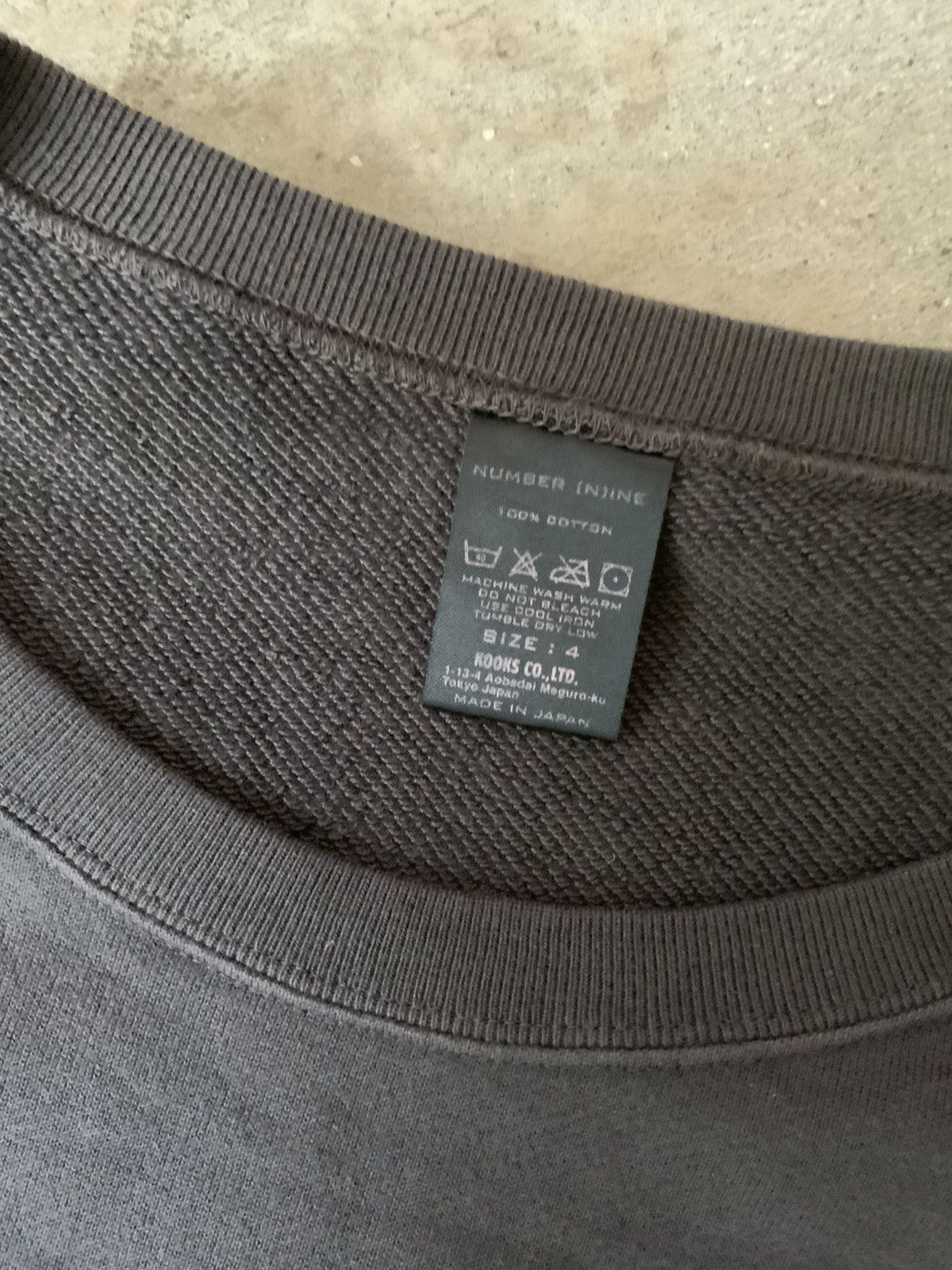 Number (N)ine ARCHIVE NUMBER NINE SCHOOL VISUAL COMEDY SWEATSHIRT JUMPER Size US XL / EU 56 / 4 - 3 Thumbnail