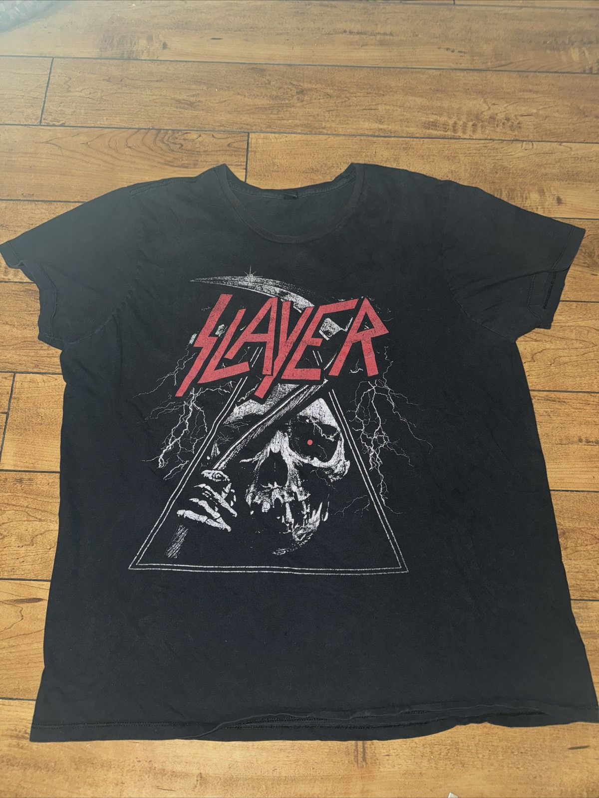 Band Tees × Vintage Vintage Slayer Y2K T-Shirt Size US L / EU 52-54 / 3 - 1 Thumbnail
