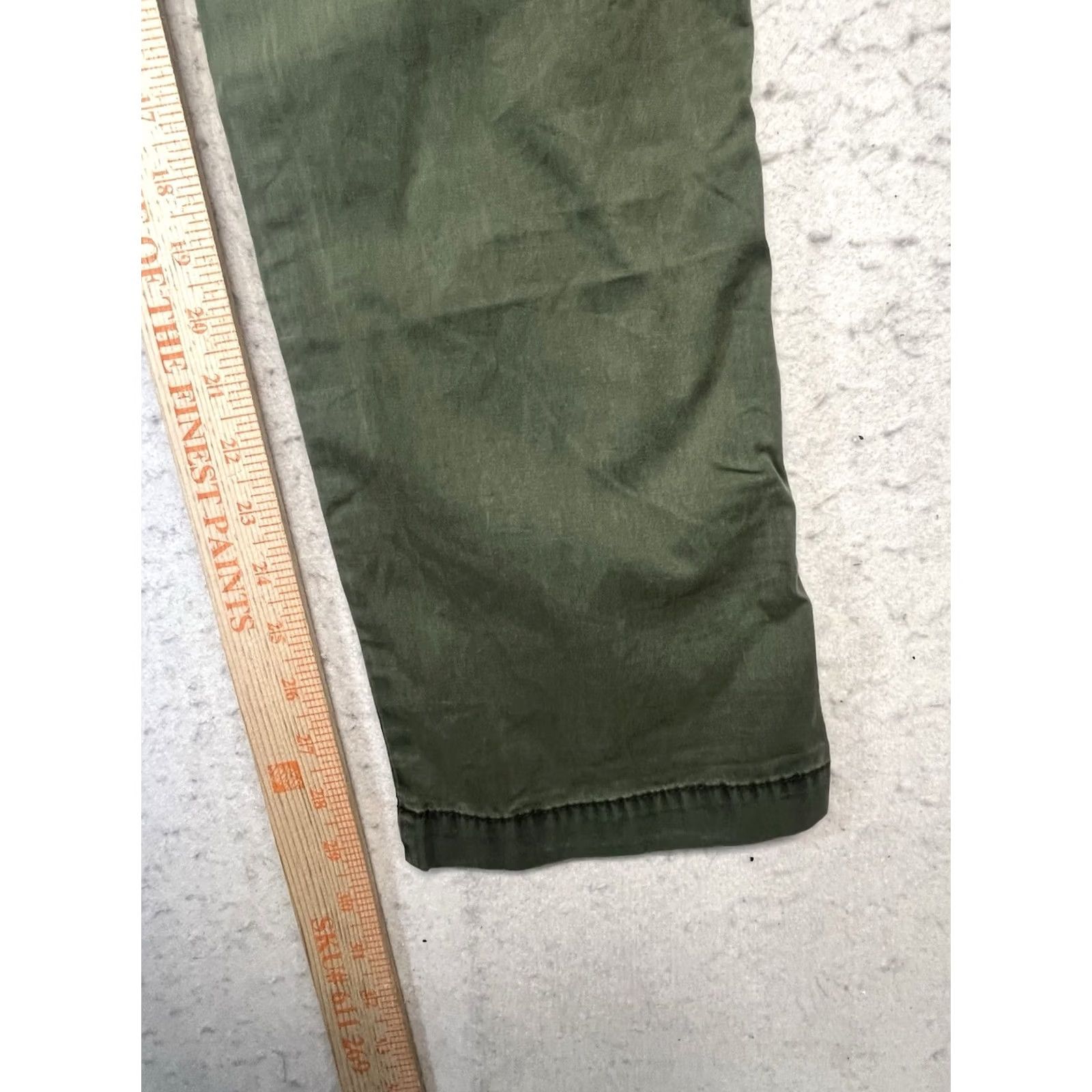 Anthropologie Anthropologie Green Chino Pants Women US 8 Button Fly Casual Workwear Size 30" / US 8 / IT 44 - 5 Thumbnail