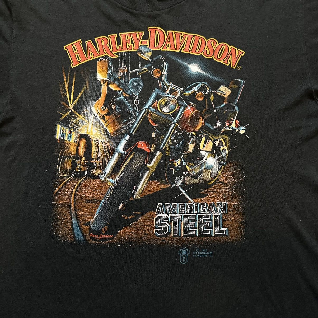 Harley Davidson Harley Davidson Eagle Upwing Back 3D Emblem 1988 American Size US L / EU 52-54 / 3 - 2 Thumbnail