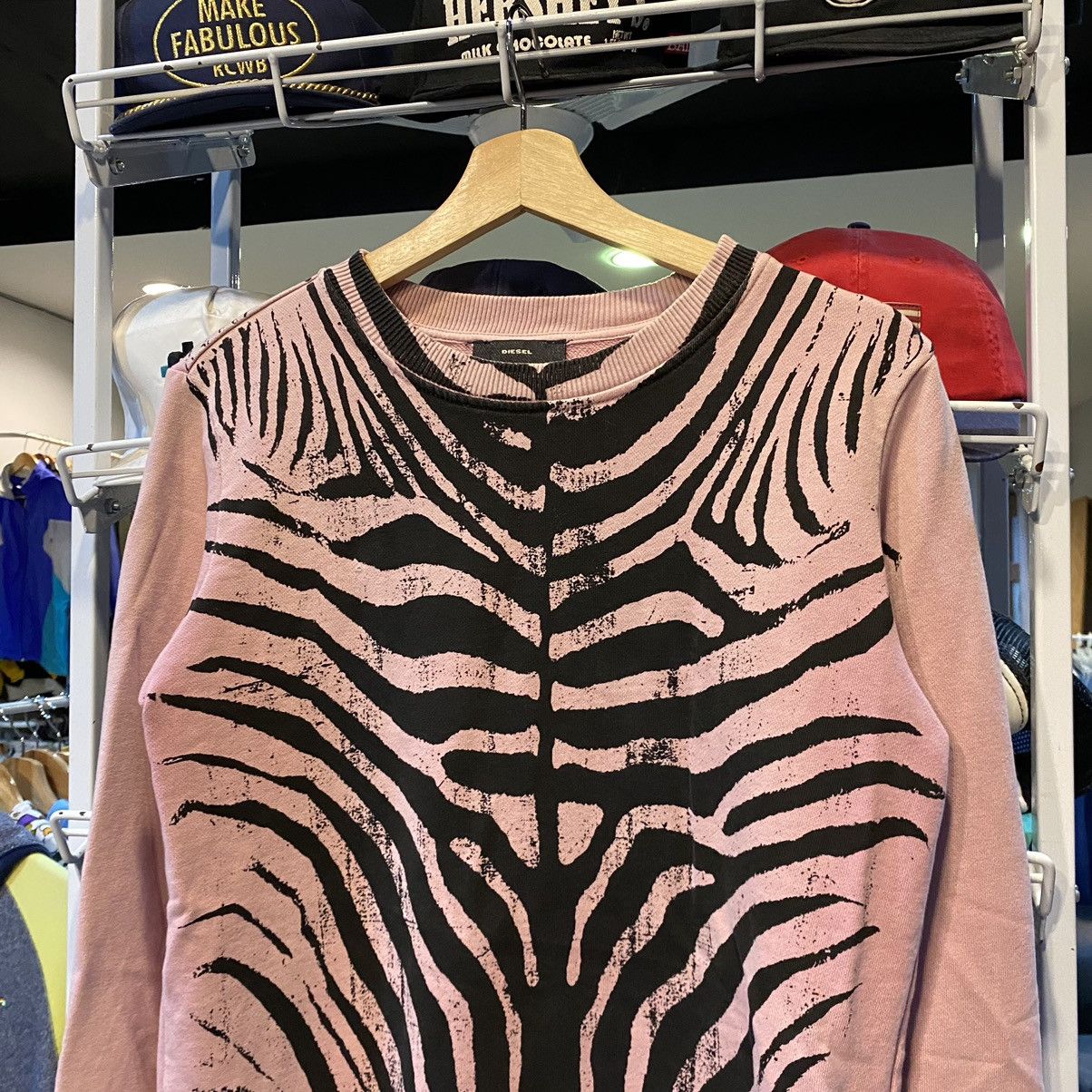 Diesel Vintage Diesel Zebra Design Sweatshirt Size US M / EU 48-50 / 2 - 3 Thumbnail
