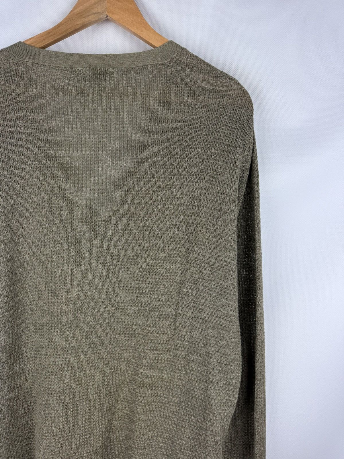 Suitsupply Suitsupply Men’s Linen Button Front Knitted Cardigan Sweater Size US XL / EU 56 / 4 - 18 Thumbnail