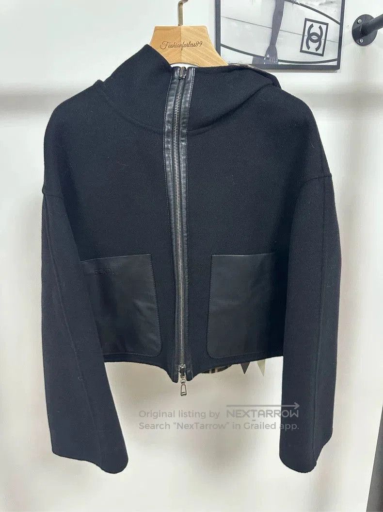 Fendi FENDI Black Printed Zip Jacket. Size US S / EU 44-46 / 1 - 1 Thumbnail