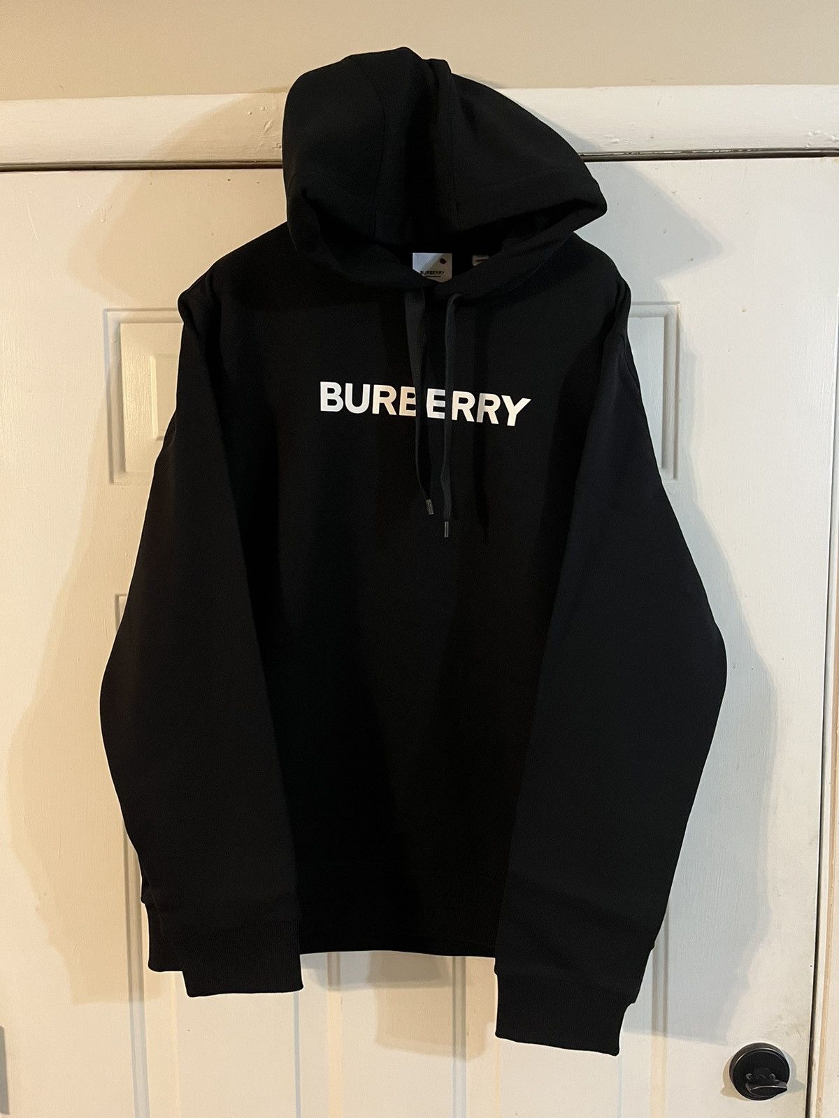 Burberry Burberry Logo Print Cotton Hoodie Size US XL / EU 56 / 4 - 2 Thumbnail