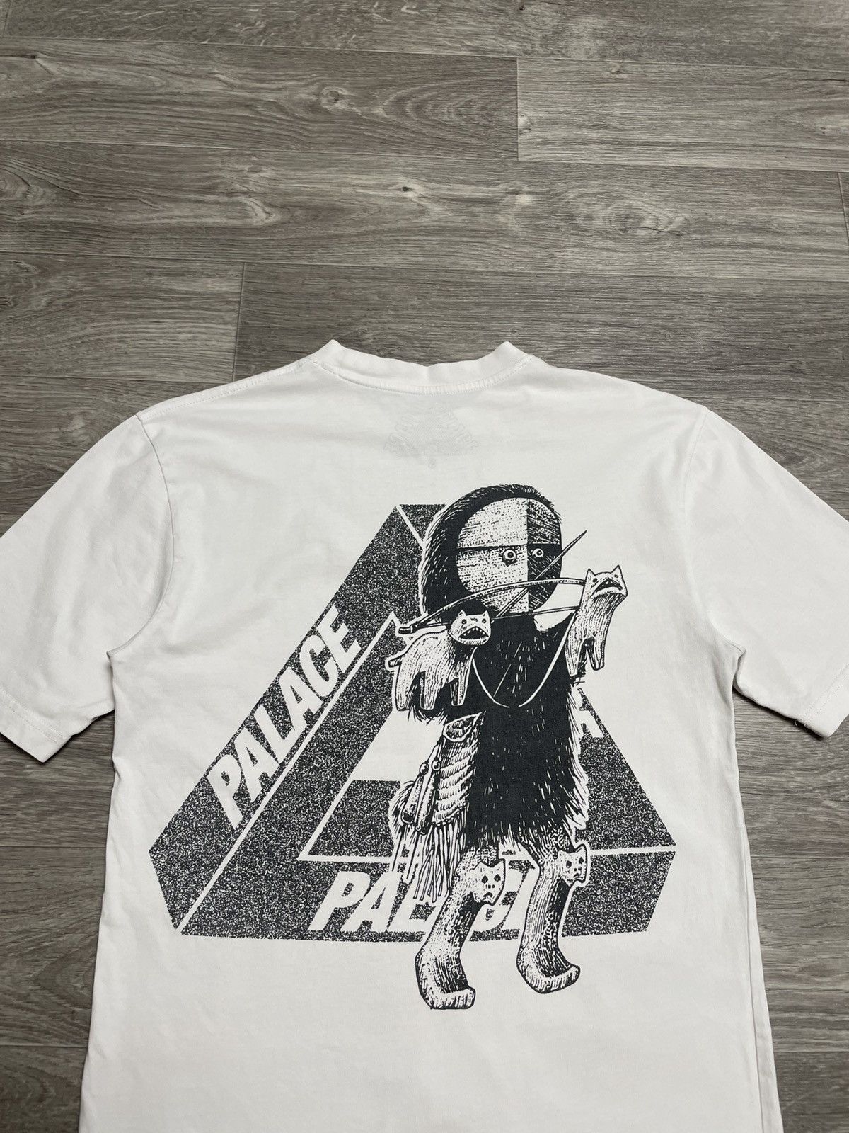 Palace Palace U-Figure Tri-Ferg White T-Shirt Size US S / EU 44-46 / 1 - 15 Thumbnail