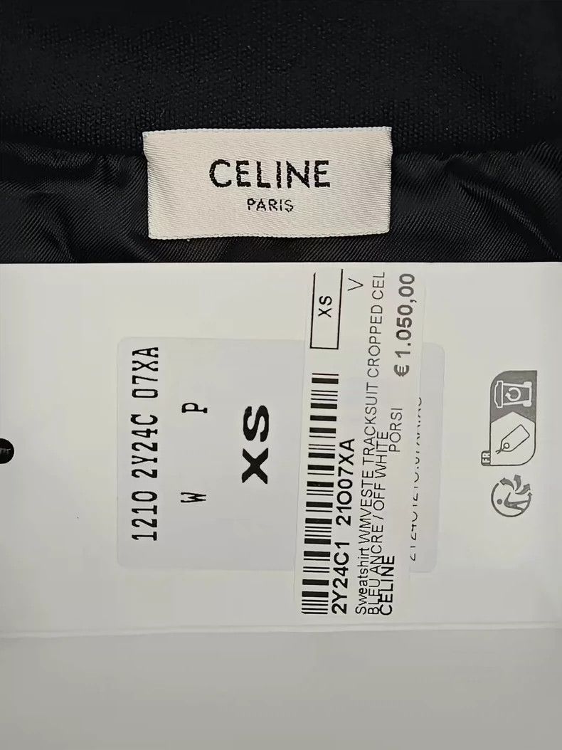 Celine CELINE Striped monogrammed embroidered jacket 2501-Nextarro Size XS / US 0-2 / IT 36-38 - 3 Thumbnail