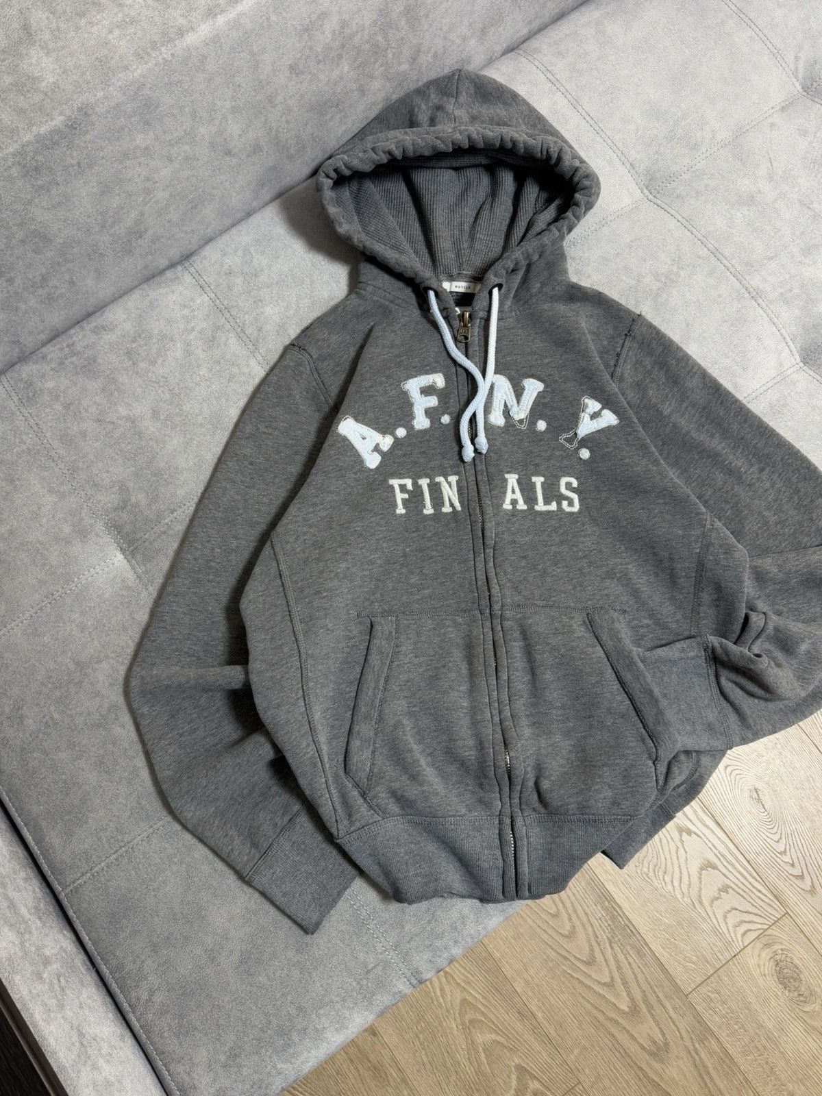 Abercrombie & Fitch × Vintage Vintage Abercrombie & Fitch Y2K distressed zip hoodie Size US XL / EU 56 / 4 - 3 Thumbnail