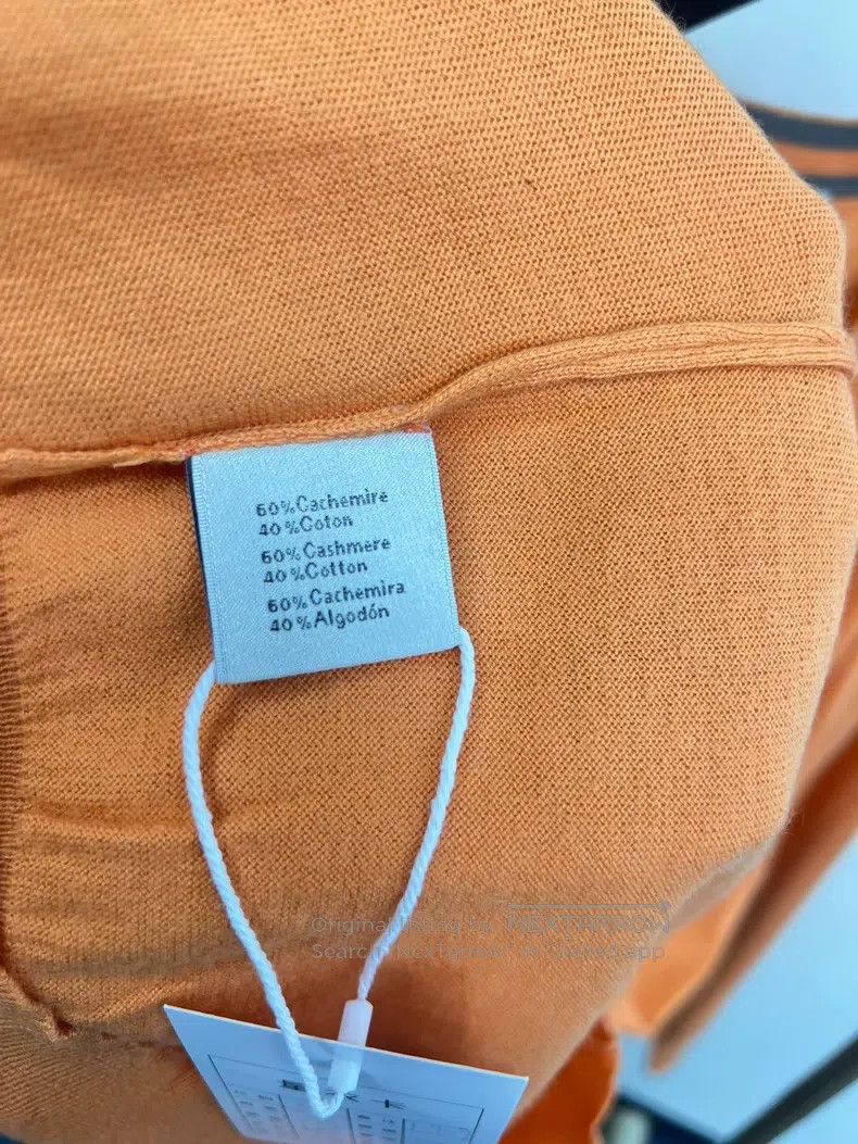 Hermes Hermes Knitted cashmere sweater Size US XXL / EU 58 / 5 - 4 Thumbnail