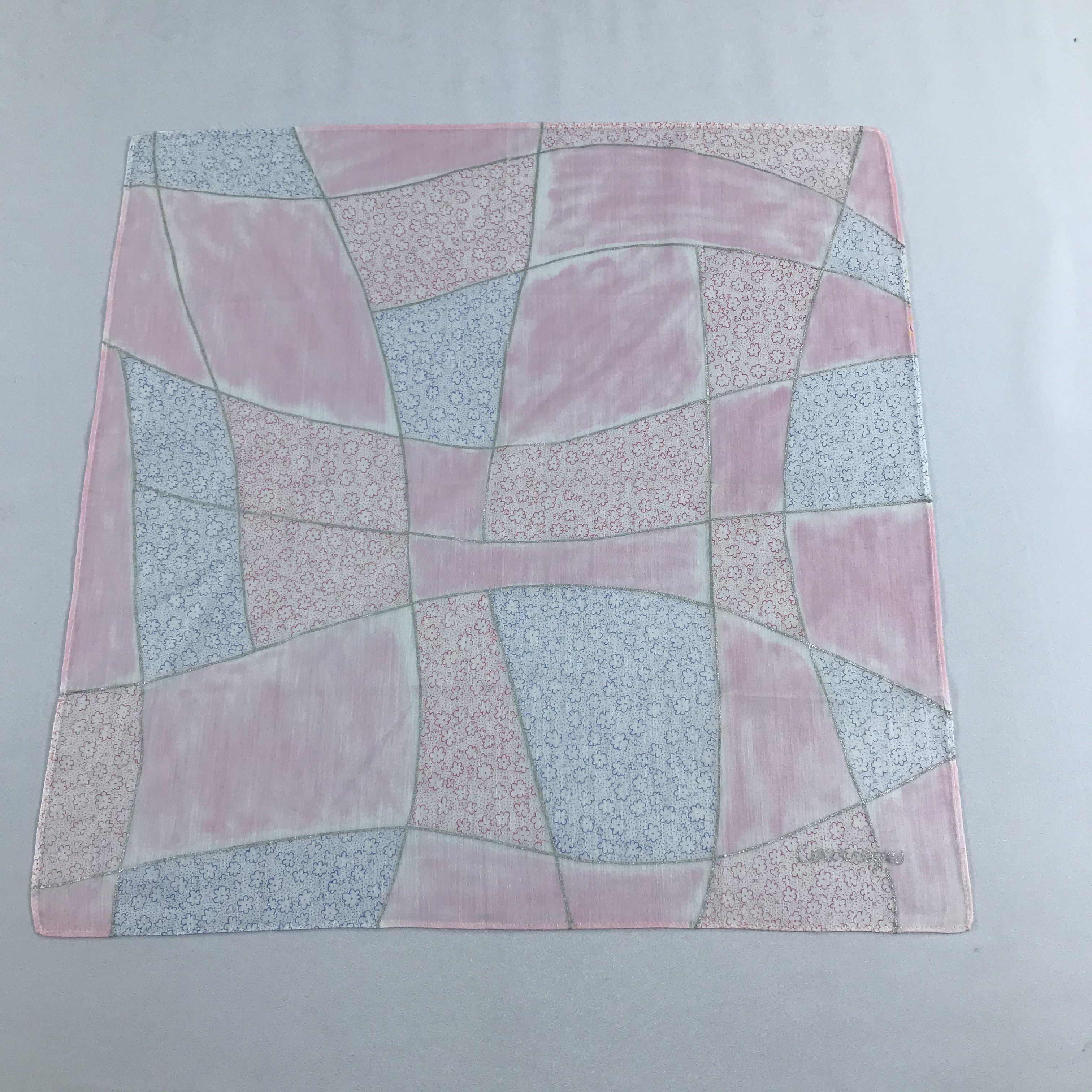 Courreges Courreges Abstract Handkerchief Neckerchief Bandana H1122 Size ONE SIZE - 1 Thumbnail