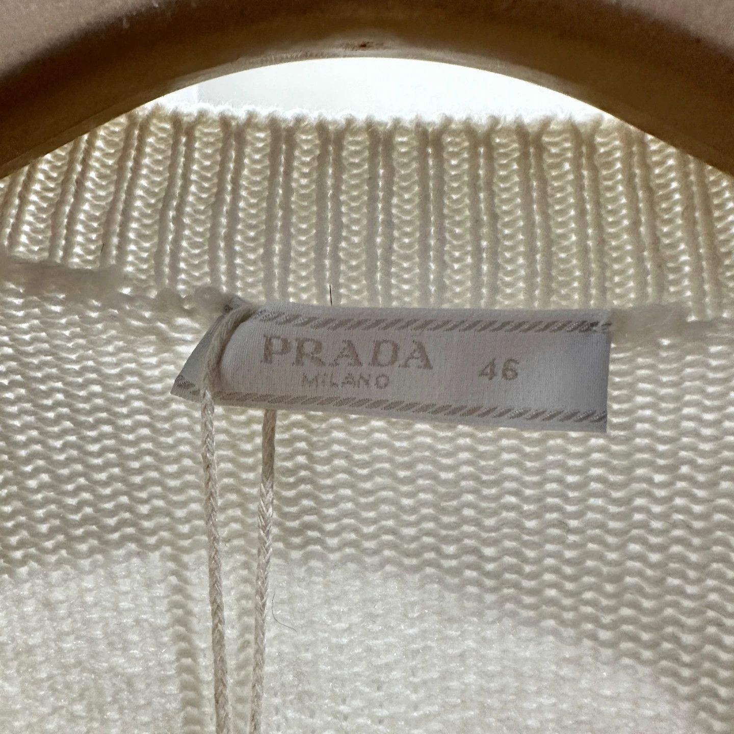 Prada Prada Logo Letter Cashmere Knit Long Sleeve 46 Size US S / EU 44-46 / 1 - 3 Thumbnail