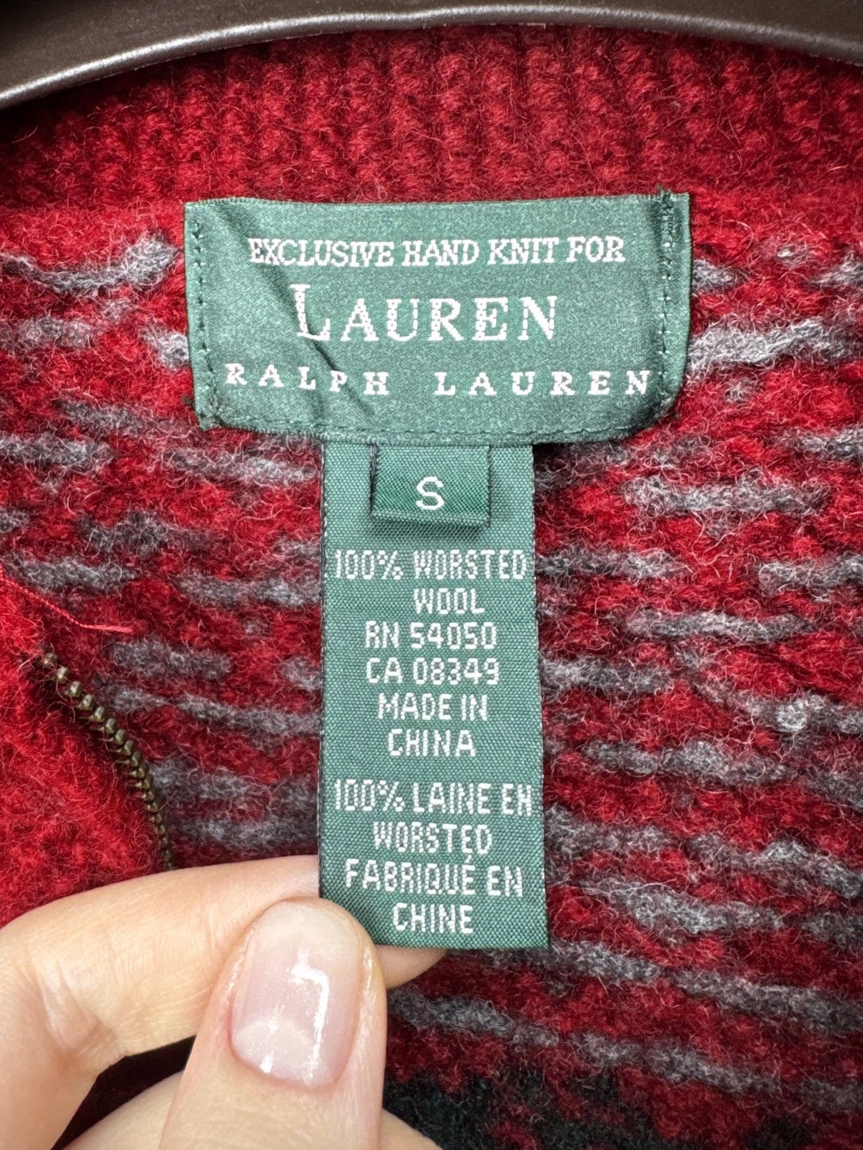 Lauren Ralph Lauren Ralph Lauren Sweater Cardigan Exclusive Hand Knit Fair Isle Size S / US 4 / IT 40 - 12 Thumbnail