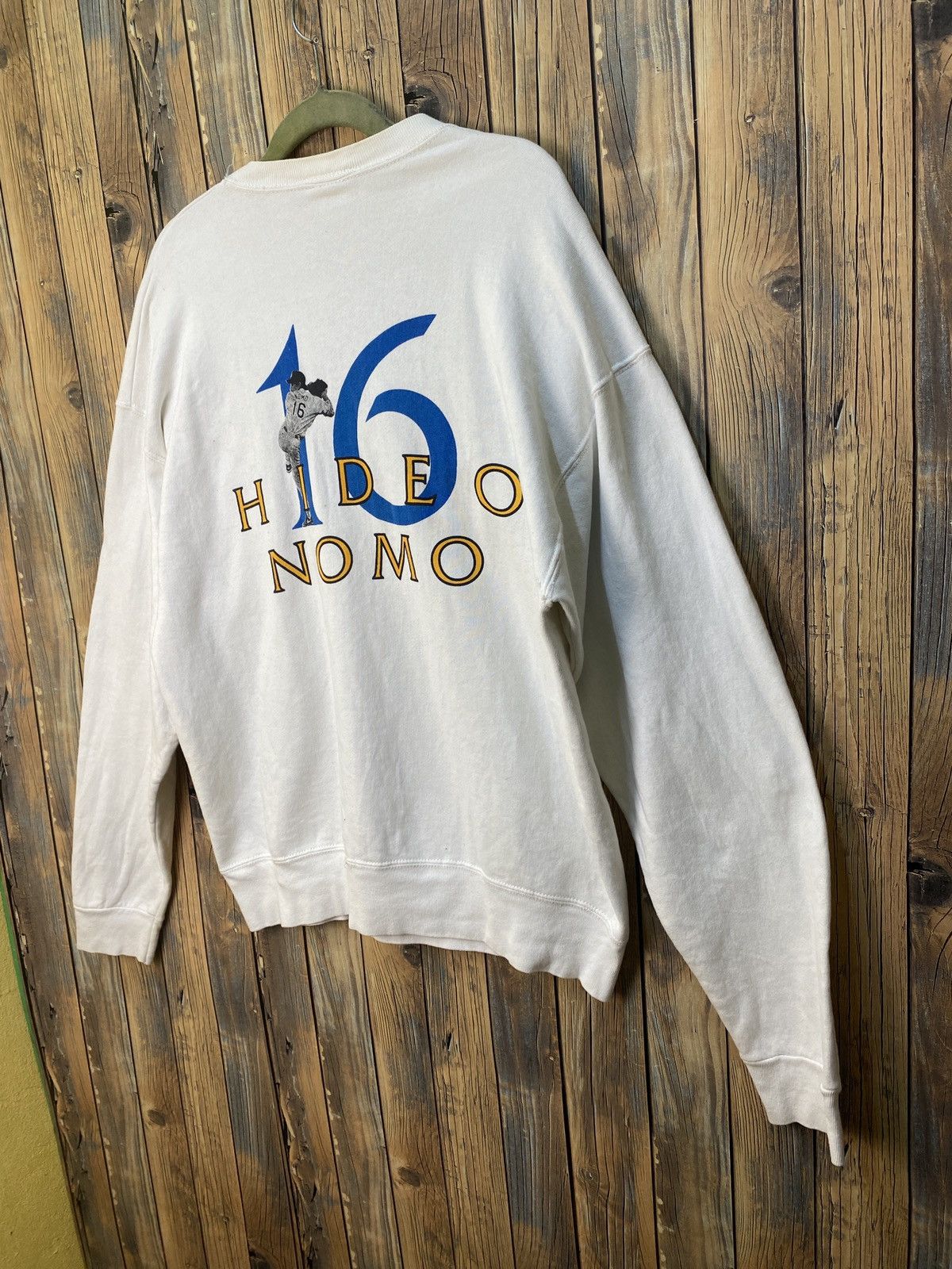 MLB × Vintage Vintage 1998 hideo nomo dodgers crewneck sweatshirt Size US M / EU 48-50 / 2 - 5 Thumbnail