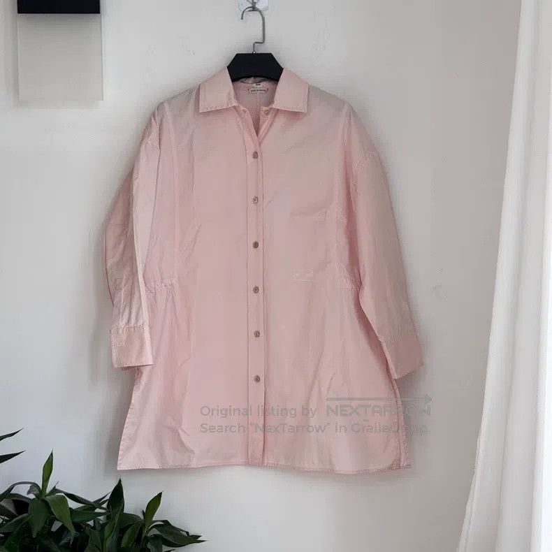 Hermes Hermes Pink drawstring shirt Size XS / US 0-2 / IT 36-38 - 1 Thumbnail