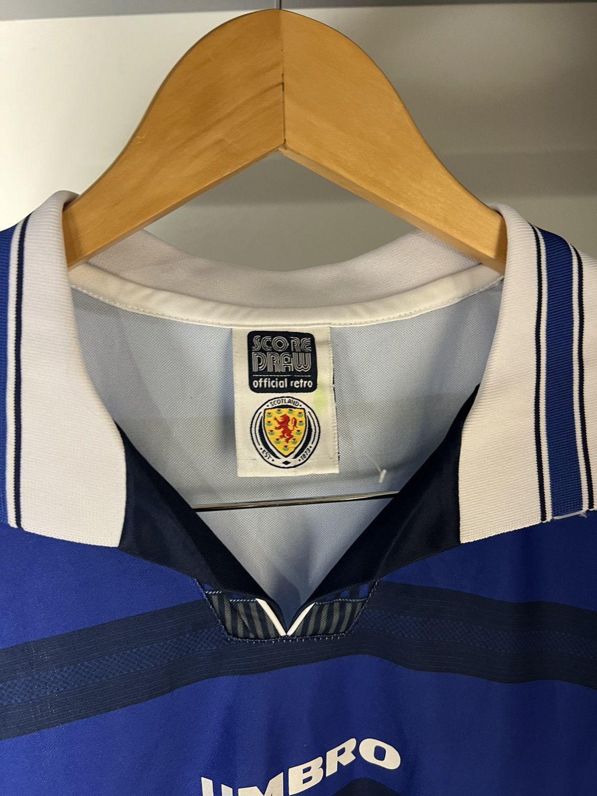 Umbro VINTAGE UMBRO SCOTLAND RETRO SOCCER JERSEY BLOKE Y2K 90s Size US XXL / EU 58 / 5 - 13 Thumbnail