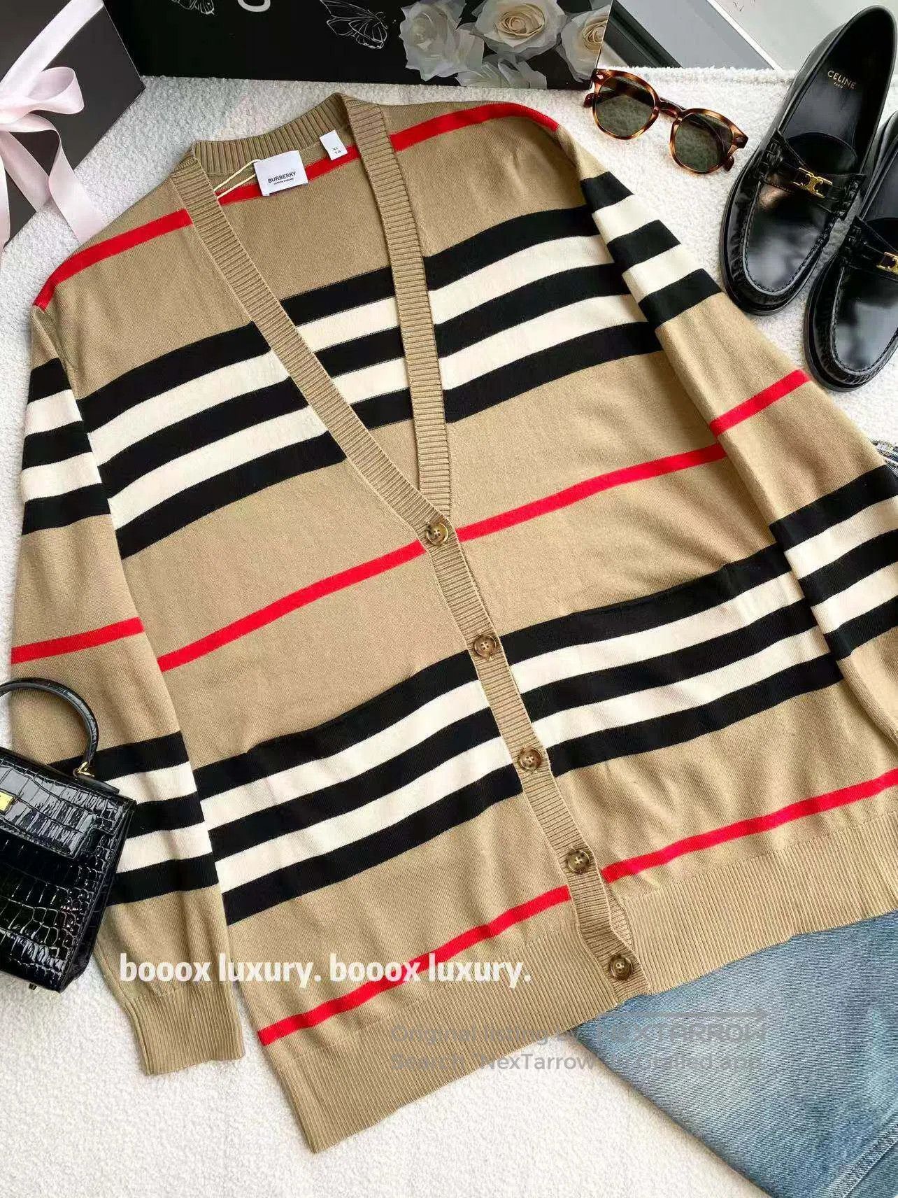Burberry Burberry Classic plaid cardigan| Size XL / US 12-14 / IT 48-50 - 1 Thumbnail