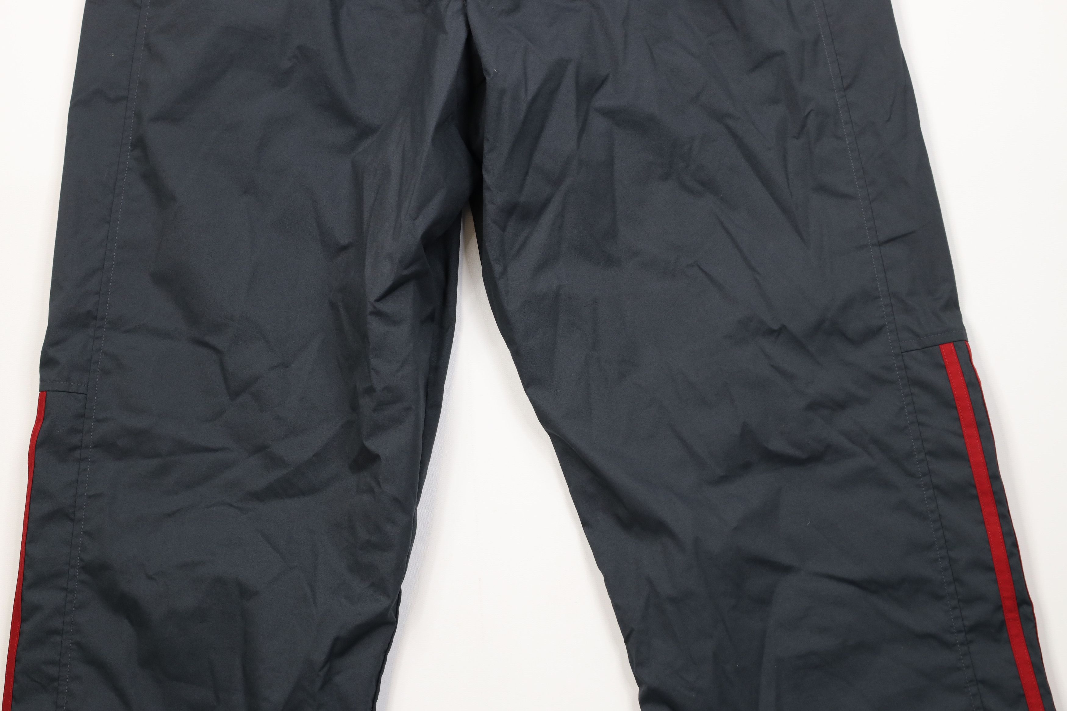 Adidas Vintage Y2K 2002 Adidas Wide Leg Windbreaker Pants Striped Size US 36 / EU 52 - 11 Thumbnail