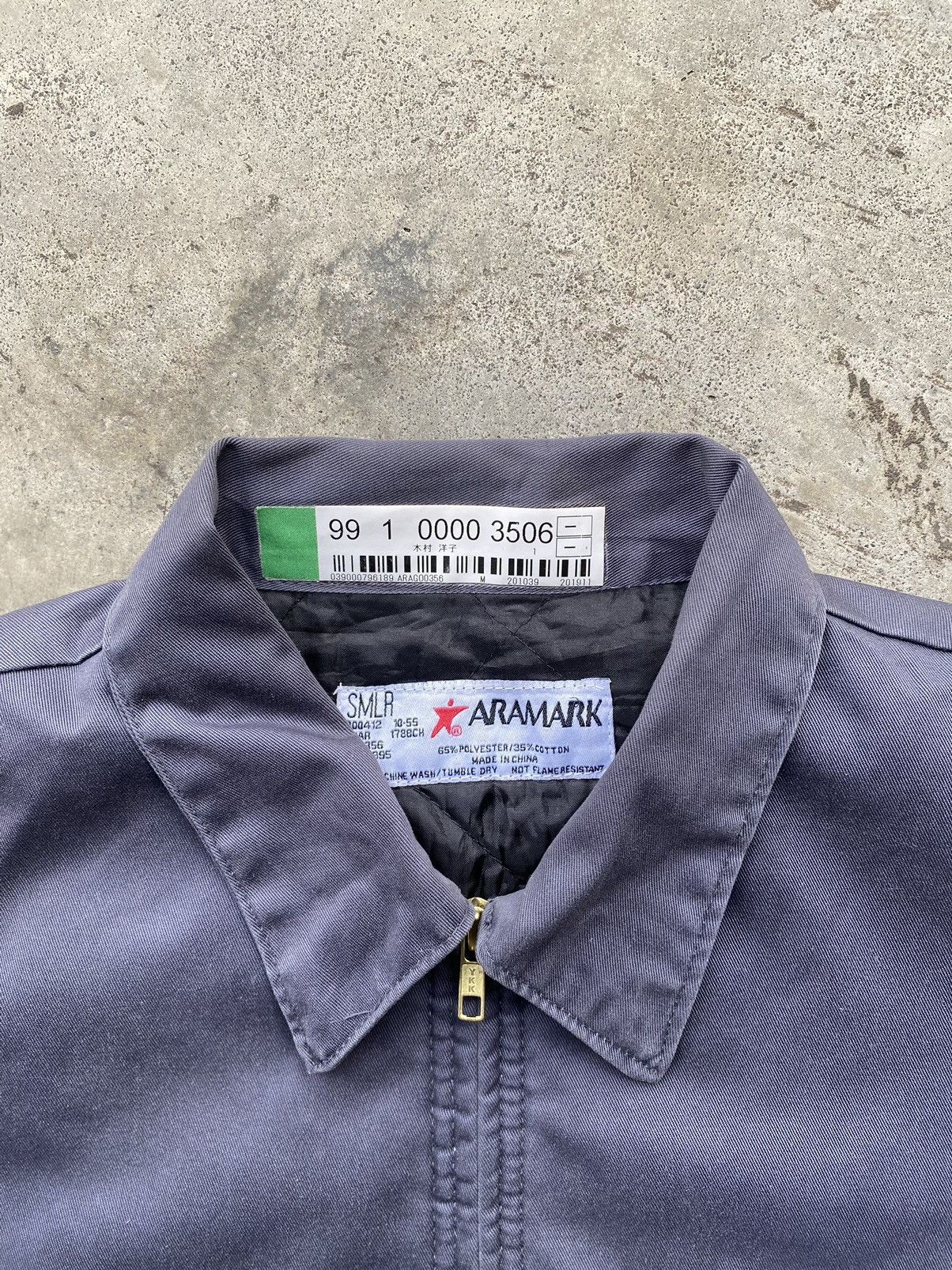 If Six Was Nine × Vintage 90’s workjacket stone grey”aramark” Size US M / EU 48-50 / 2 - 2 Thumbnail