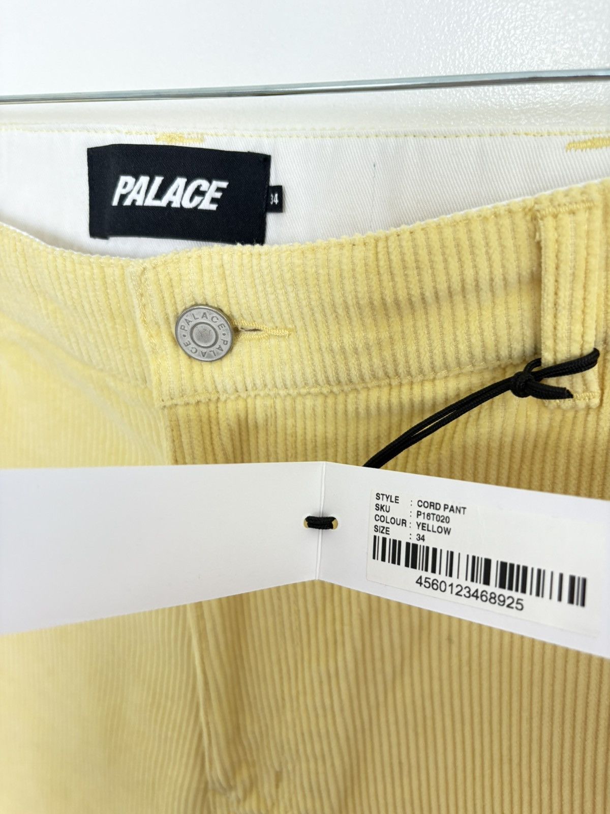 Palace Palace canary yellow cord pants size 34 brand new Size US 34 / EU 50 - 3 Thumbnail
