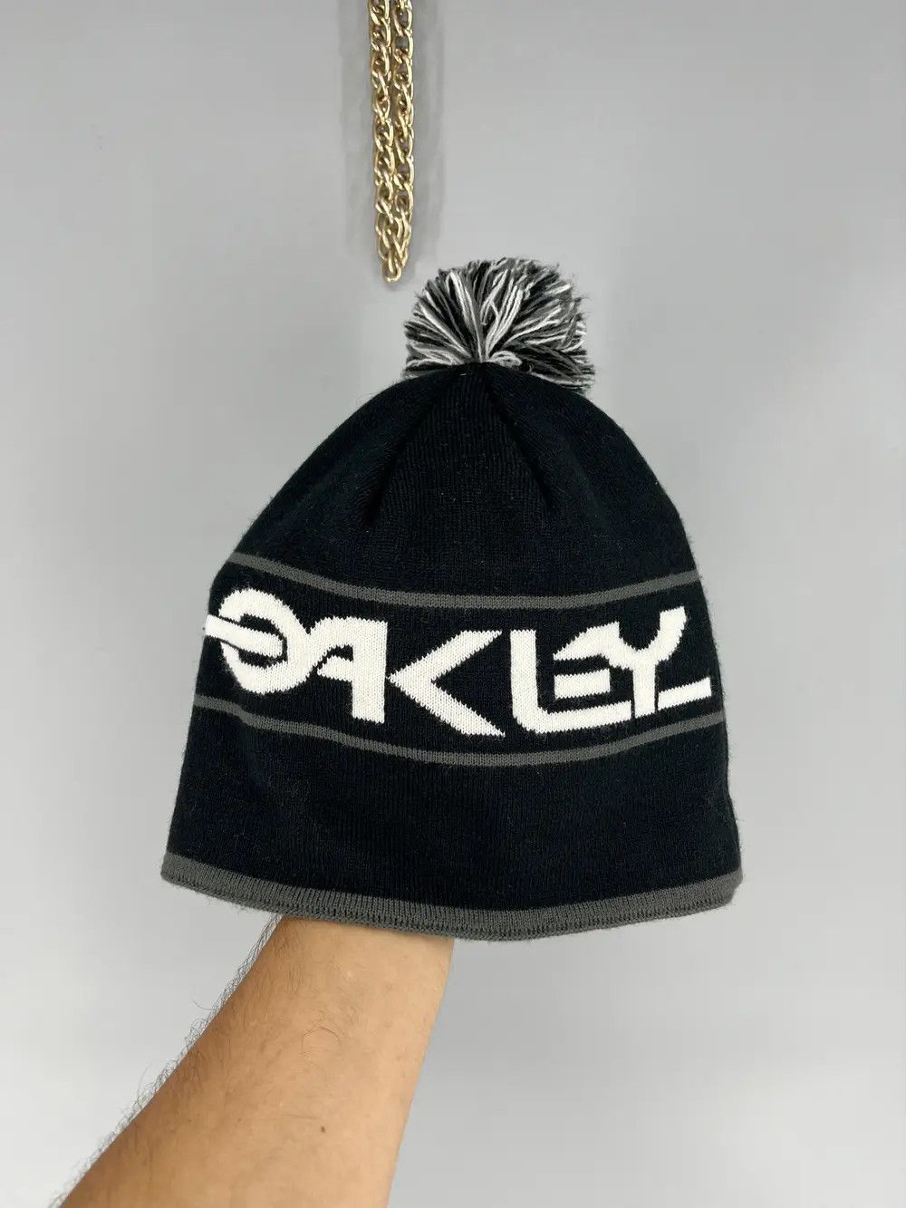 OAK Vintage Y2K Oakley Beanie Hat GorpCore Style Mountain Size ONE SIZE - 1 Thumbnail