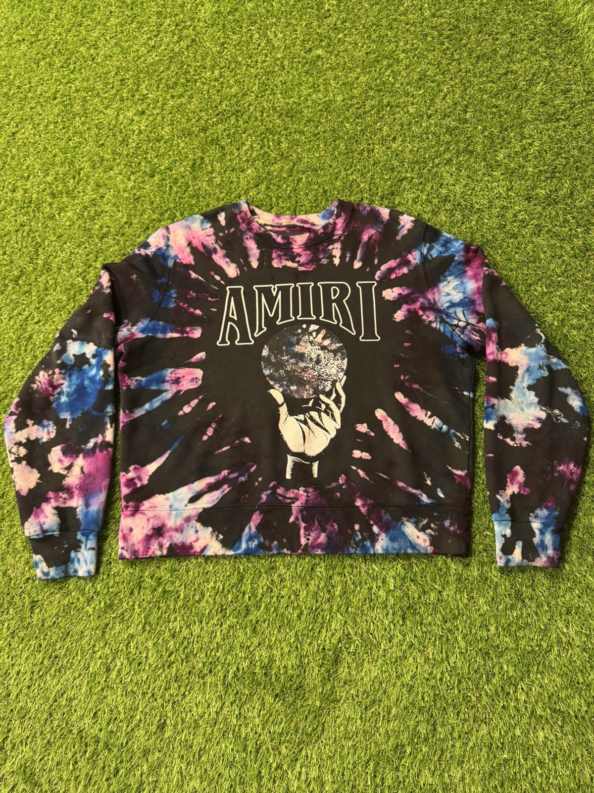 Amiri Amiri Crystal Ball Tie-Dye Crewneck Sweatshirt. Size US M / EU 48-50 / 2 - 1 Thumbnail