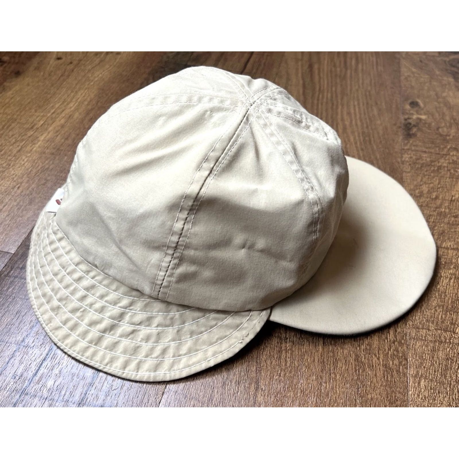Vintage VINTAGE Columbia Fishing Hat Mens Beige Long Bill Gore-Tex USA Hat Mens One Size Beige USA Trapper Hat Size ONE SIZE - 2 Thumbnail